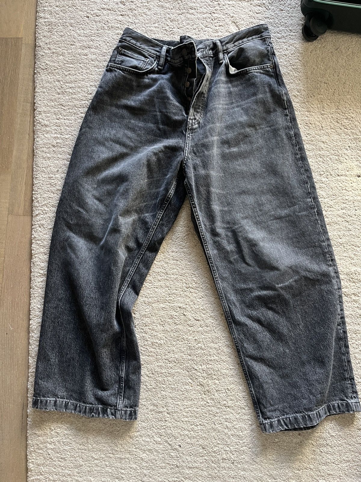 Pre-owned Acne Studios 1989 Ash Black In Gray
