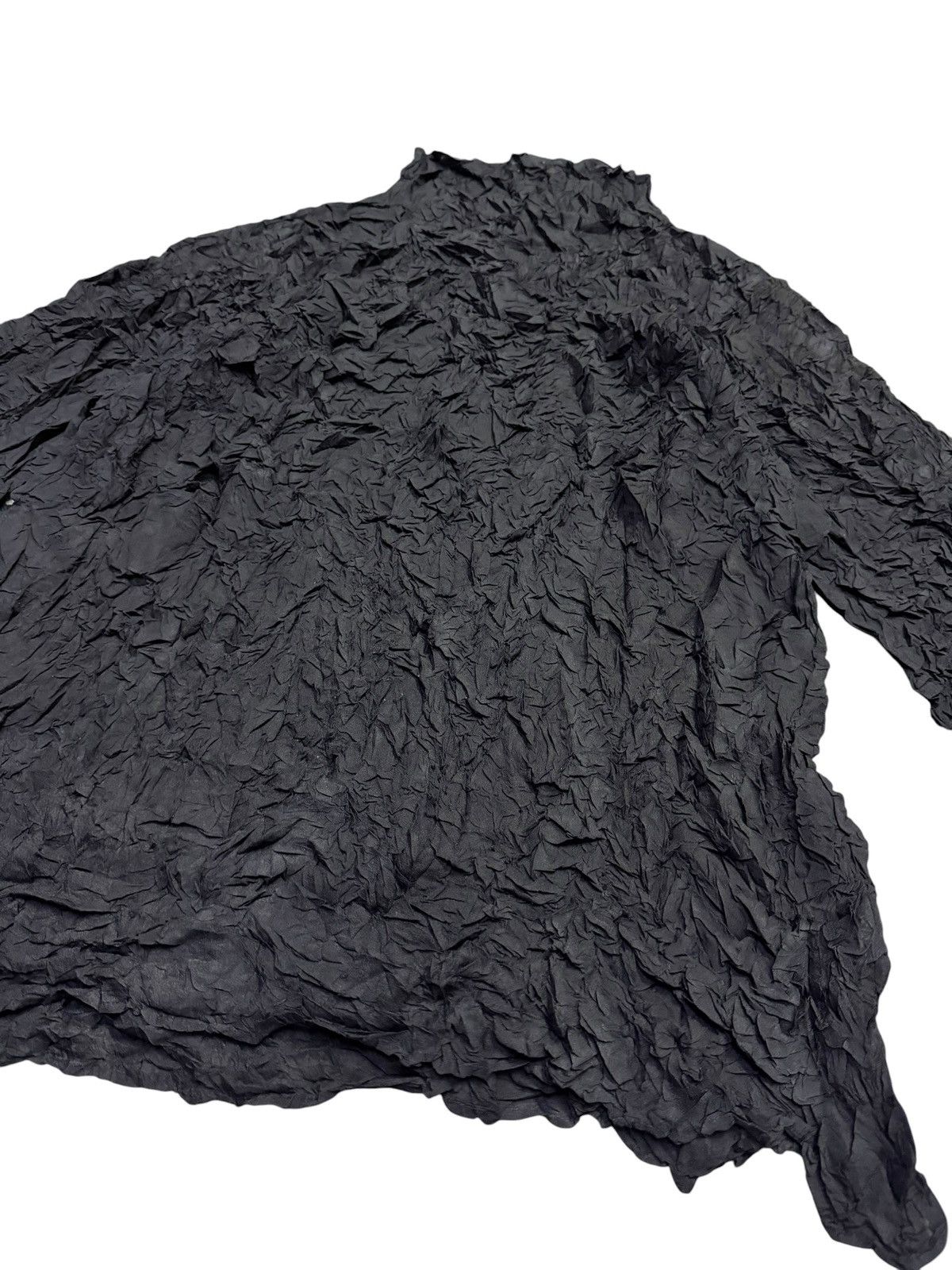 Issey Miyake Vintage 80s Issey Miyake Turtle Neck Crinkle Pleat Long Size US M / EU 48-50 / 2 - 4 Thumbnail
