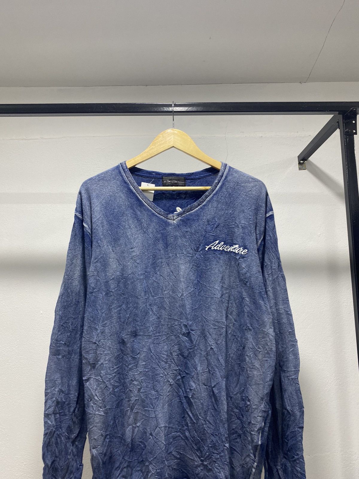 In The Attic Sick☠️ In The Attic Washed Blue Denim Indigo Punk Lgb Grunge Size US L / EU 52-54 / 3 - 3 Thumbnail