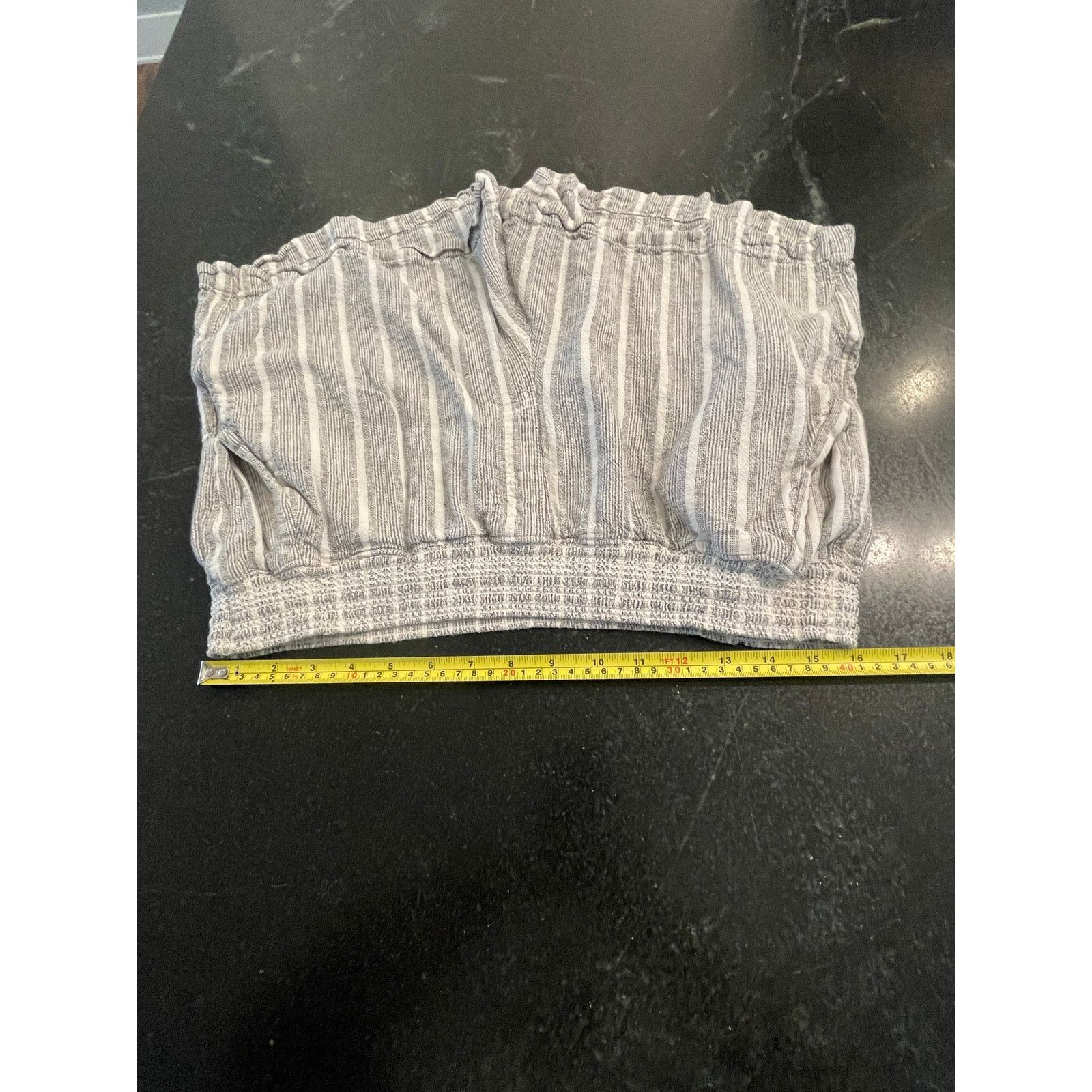 Other BRIGGS linen blend blk/white stripe baggy shorts XL Size 38" / US 16 / IT 52 - 7 Thumbnail