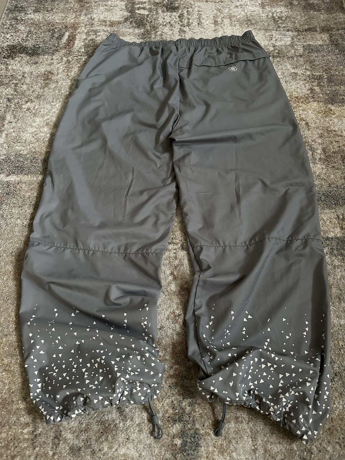 🔥 Rare Nike TN Air Y2K Track Pants Drill Parachute Grey