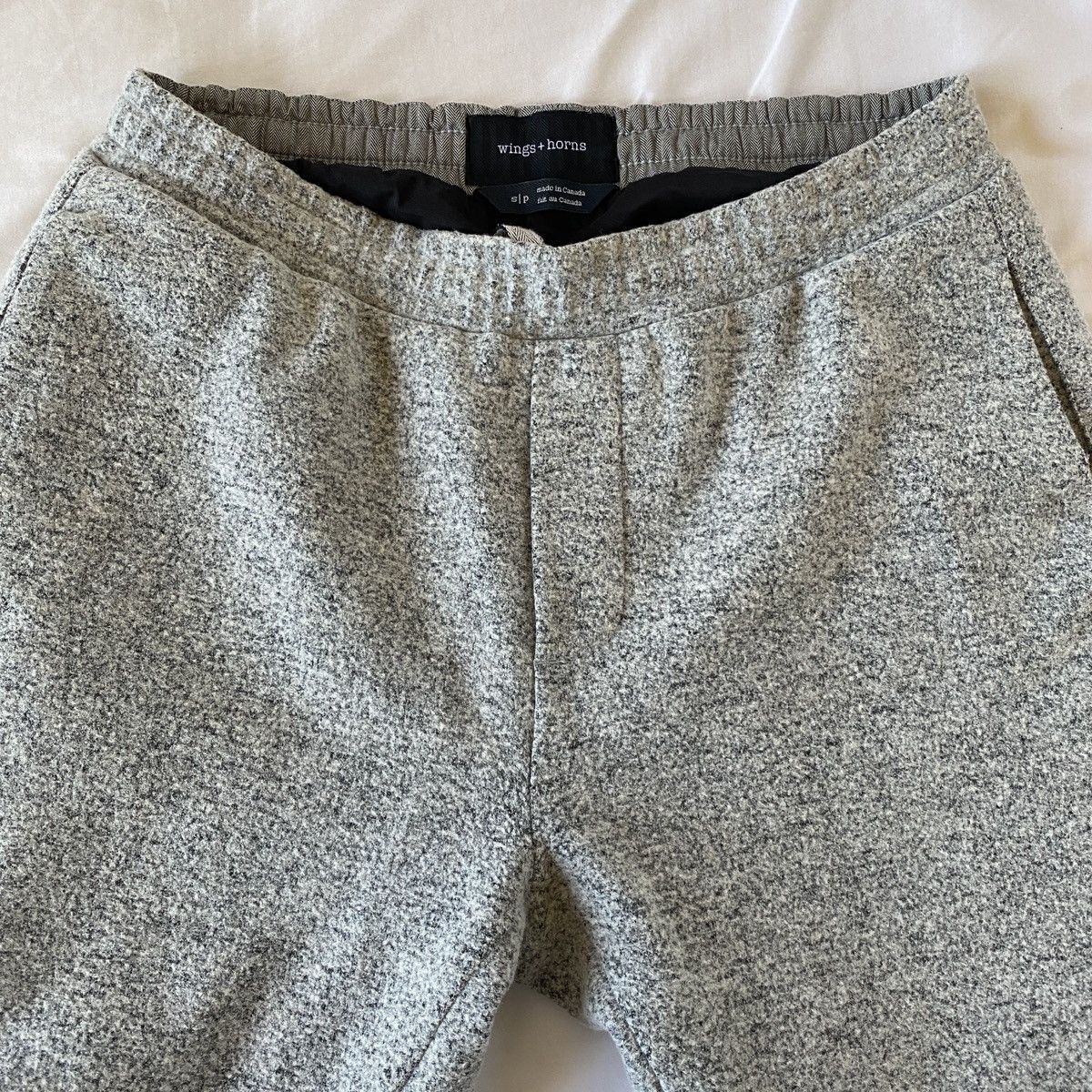 Wings + Horns Knit Wool Officer Pants Winter Size US 30 / EU 46 - 1 Thumbnail