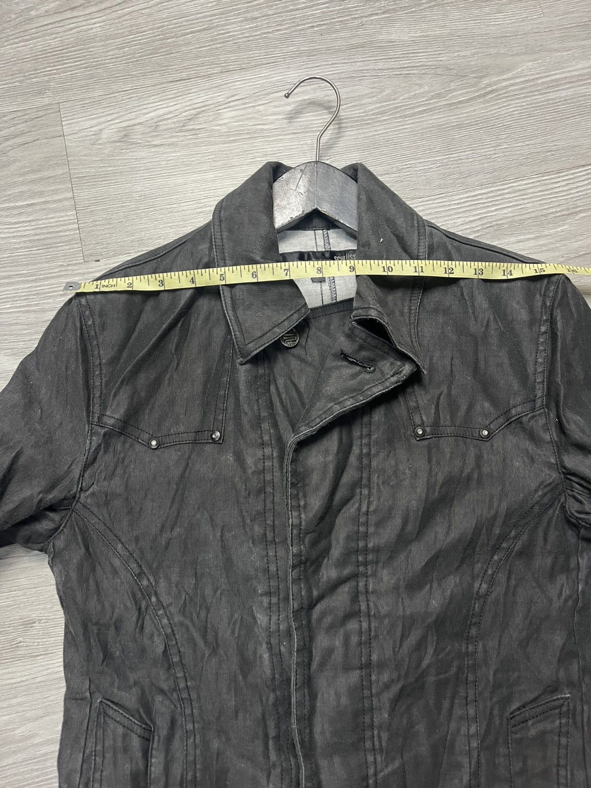 Japanese Brand Y2k Schlussel 14th addiction lgb style waxed Jacket Size M / US 6-8 / IT 42-44 - 9 Thumbnail