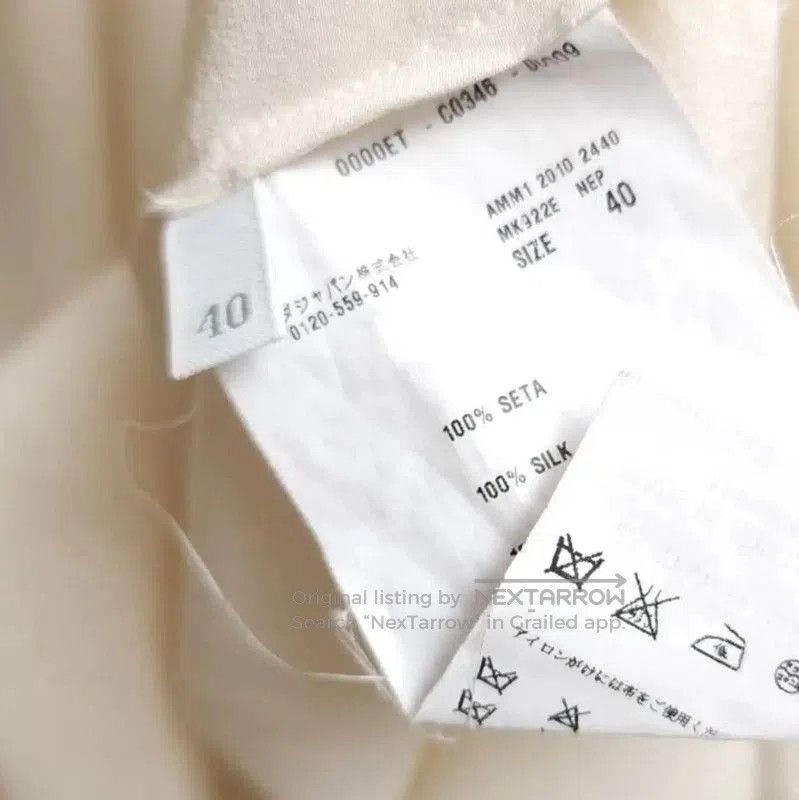 Miu Miu Miu Miu Summer Silk Short Sleeve Blouse . Size M / US 6-8 / IT 42-44 - 4 Thumbnail