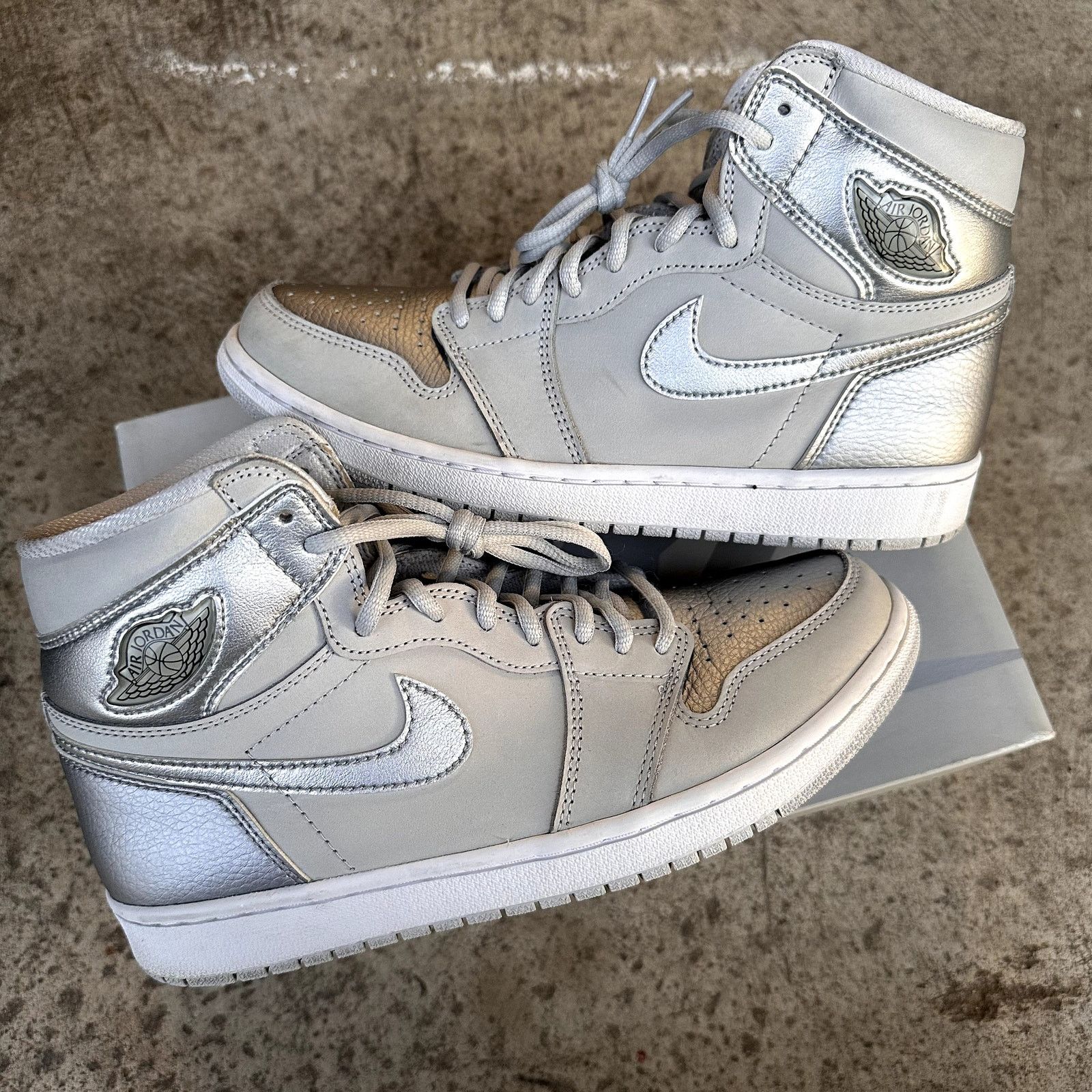 Jordan Brand Jordan 1 Co.jp Silver (2020) Size US 8.5 / EU 41-42 - 1 Thumbnail