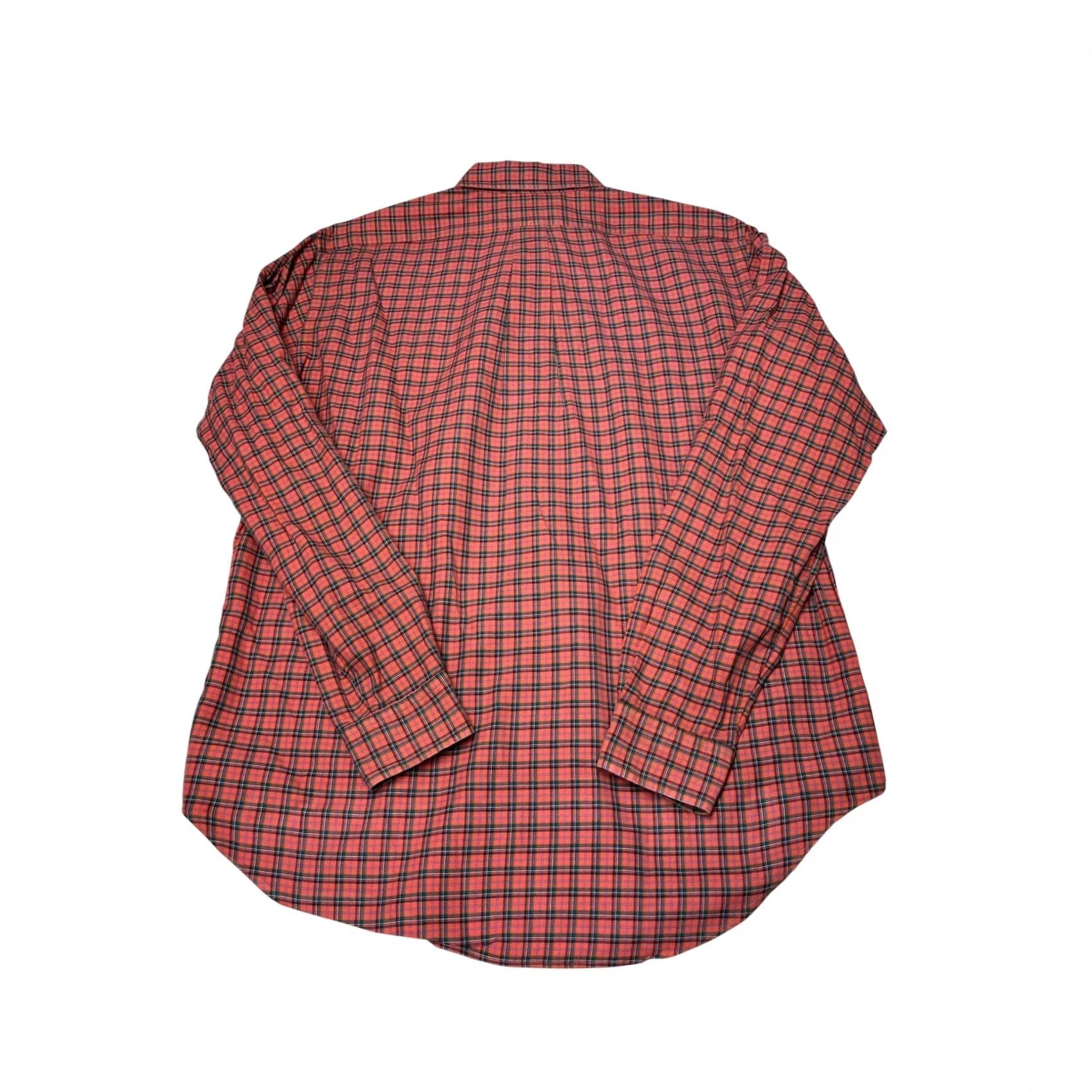 Polo Ralph Lauren Polo Ralph Lauren Mens Classic Fit Plaid Button-Down Shirt Red Green Tartan M Size US M / EU 48-50 / 2 - 6 Thumbnail