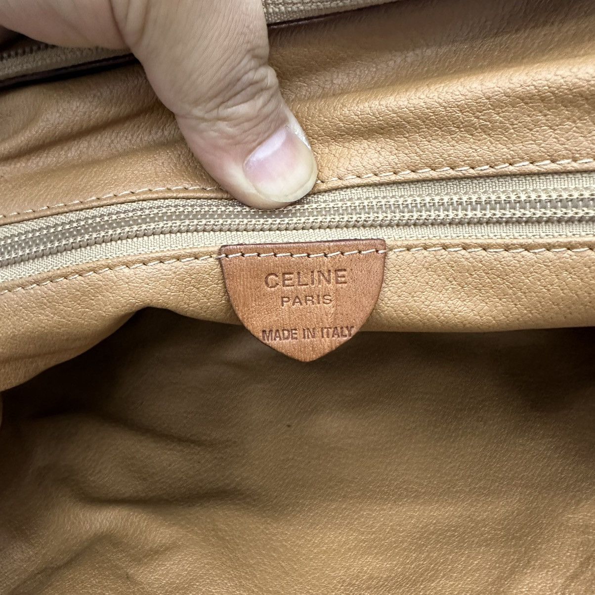 Celine ‼️YES‼️ AUTH. CELINE MACADAM SCHULTERTASCHE SHOULDER LONG BAG Size ONE SIZE - 14 Thumbnail