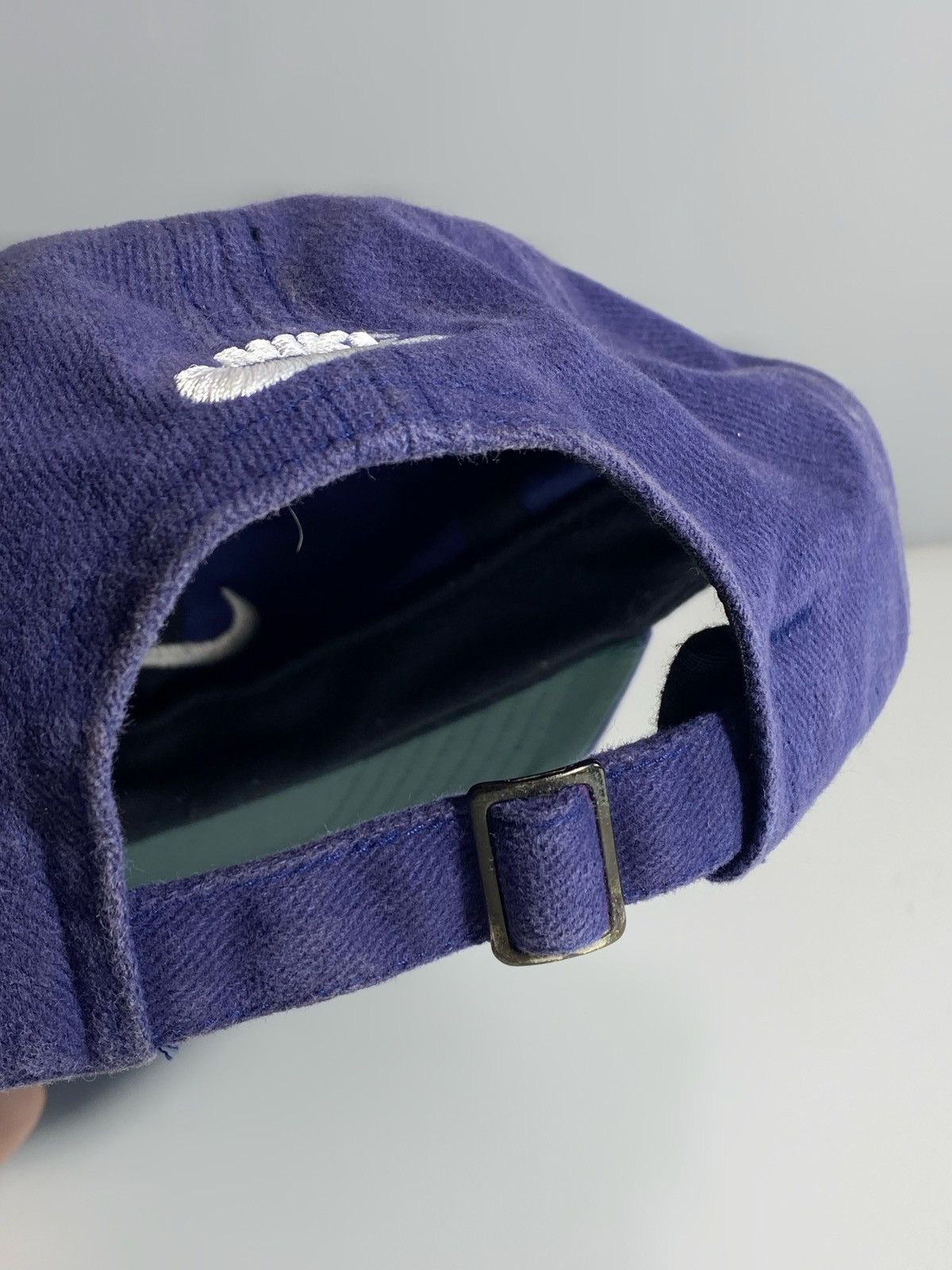 Nike Vintage 90s Nike Swoosh Logo Cap Size ONE SIZE - 12 Thumbnail