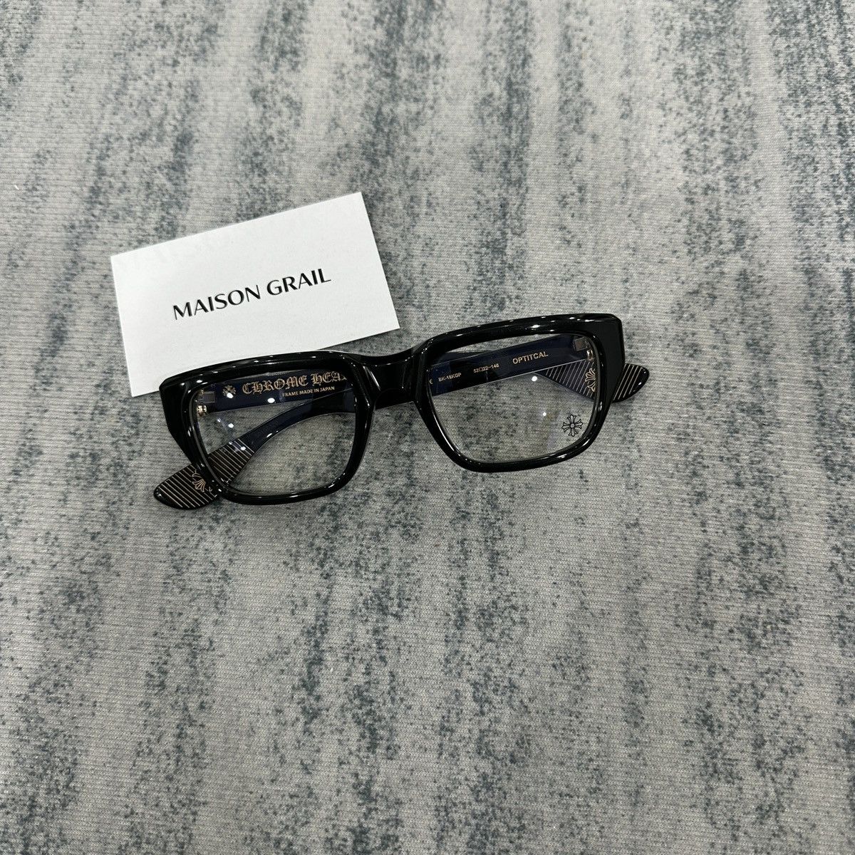 Chrome Hearts CHROME HEARTS OPTITCAL BLACK-18KGP SUNGLASSES Size ONE SIZE - 1 Thumbnail