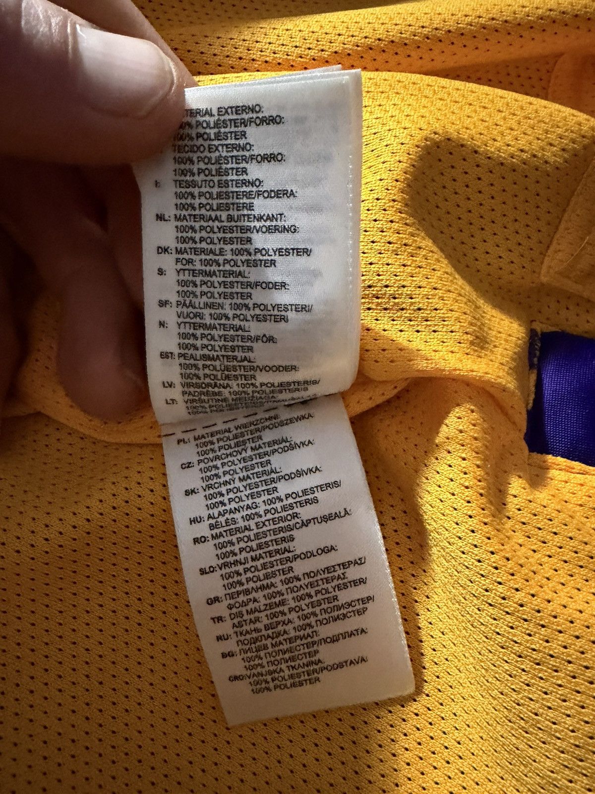 Adidas Lakers Warm Up Jacket Worn Once Size Large Size US L / EU 52-54 / 3 - 9 Thumbnail