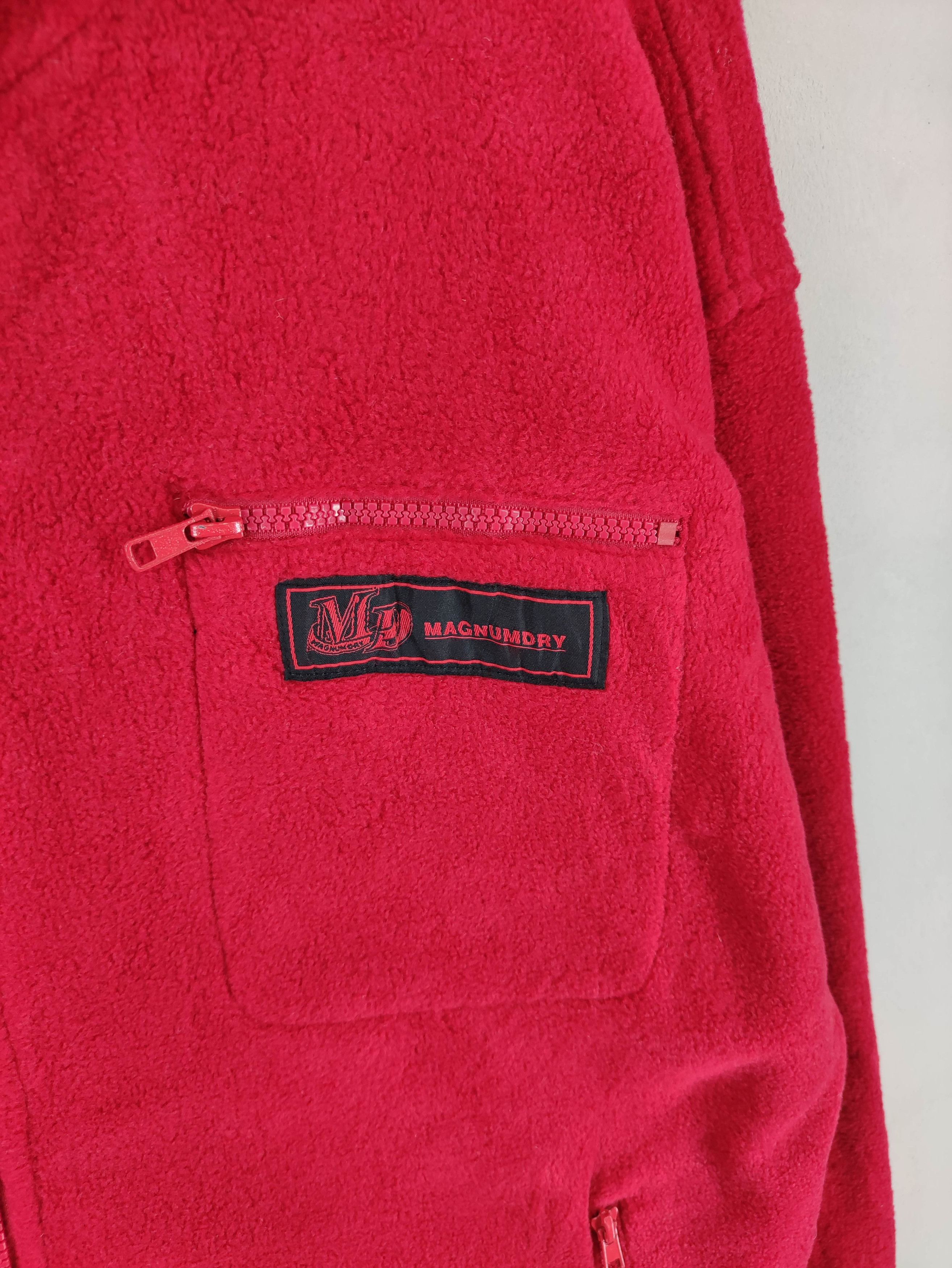 Japanese Brand Vintage Magnumdry Fleece Sweater Jacket Zipper Size US M / EU 48-50 / 2 - 2 Thumbnail