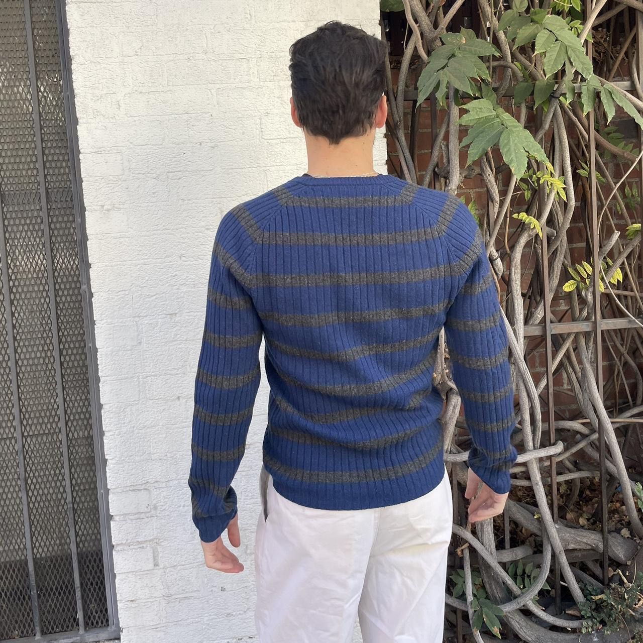 Club Monaco × Polo Ralph Lauren × Tommy Hilfiger club monaco navy blue men's wool sweater size small Size US S / EU 44-46 / 1 - 3 Thumbnail