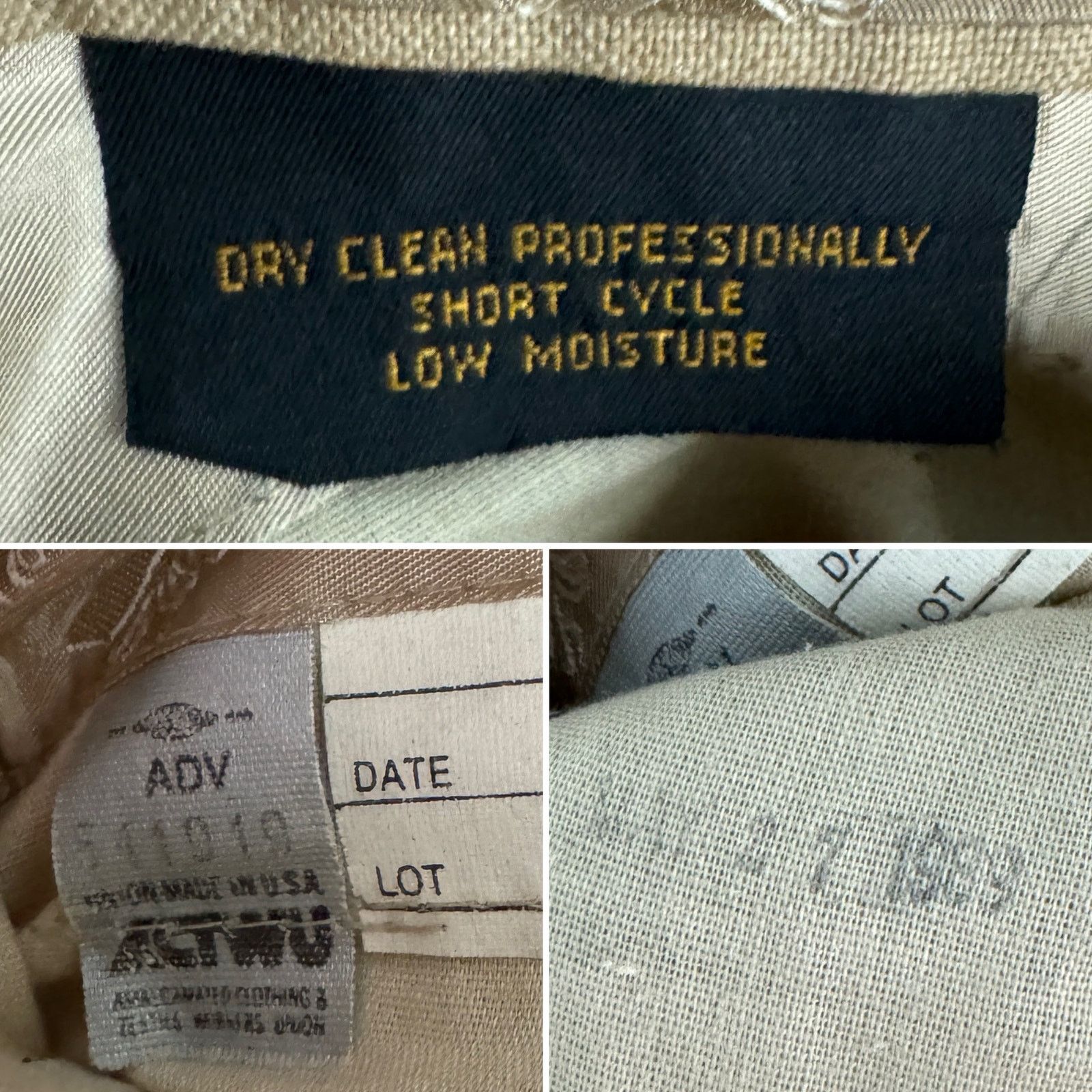 Vintage Vintage Crofton lightweight blazer jacket thatched tan 42R Size 42R - 9 Thumbnail
