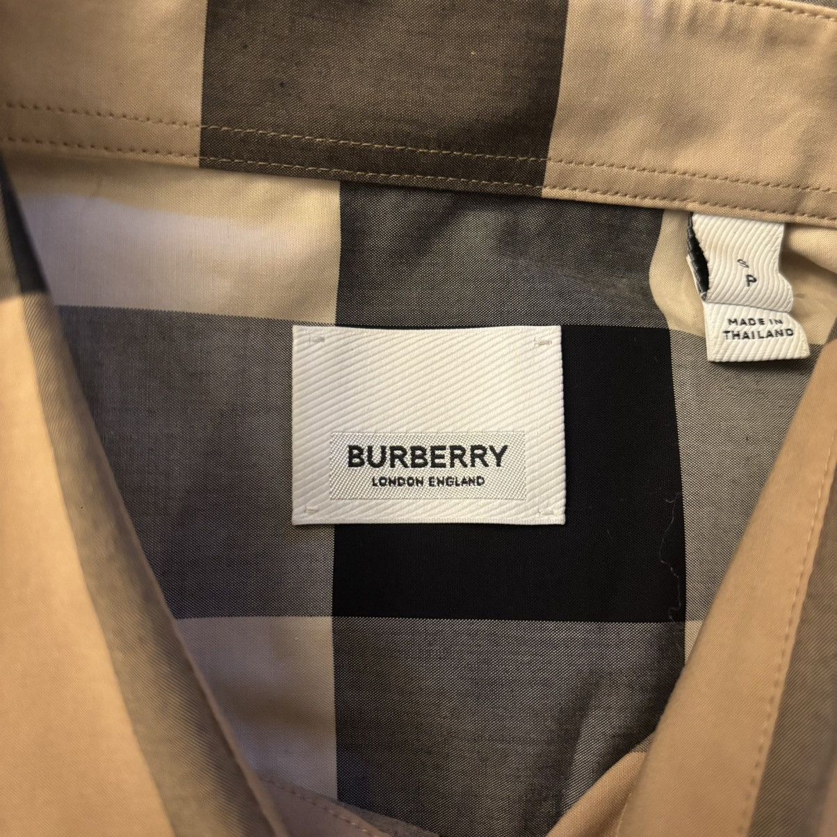 Burberry Burberry Slim Fit Check Cotton Shirt Size Small Worn Lightly Size US S / EU 44-46 / 1 - 3 Thumbnail