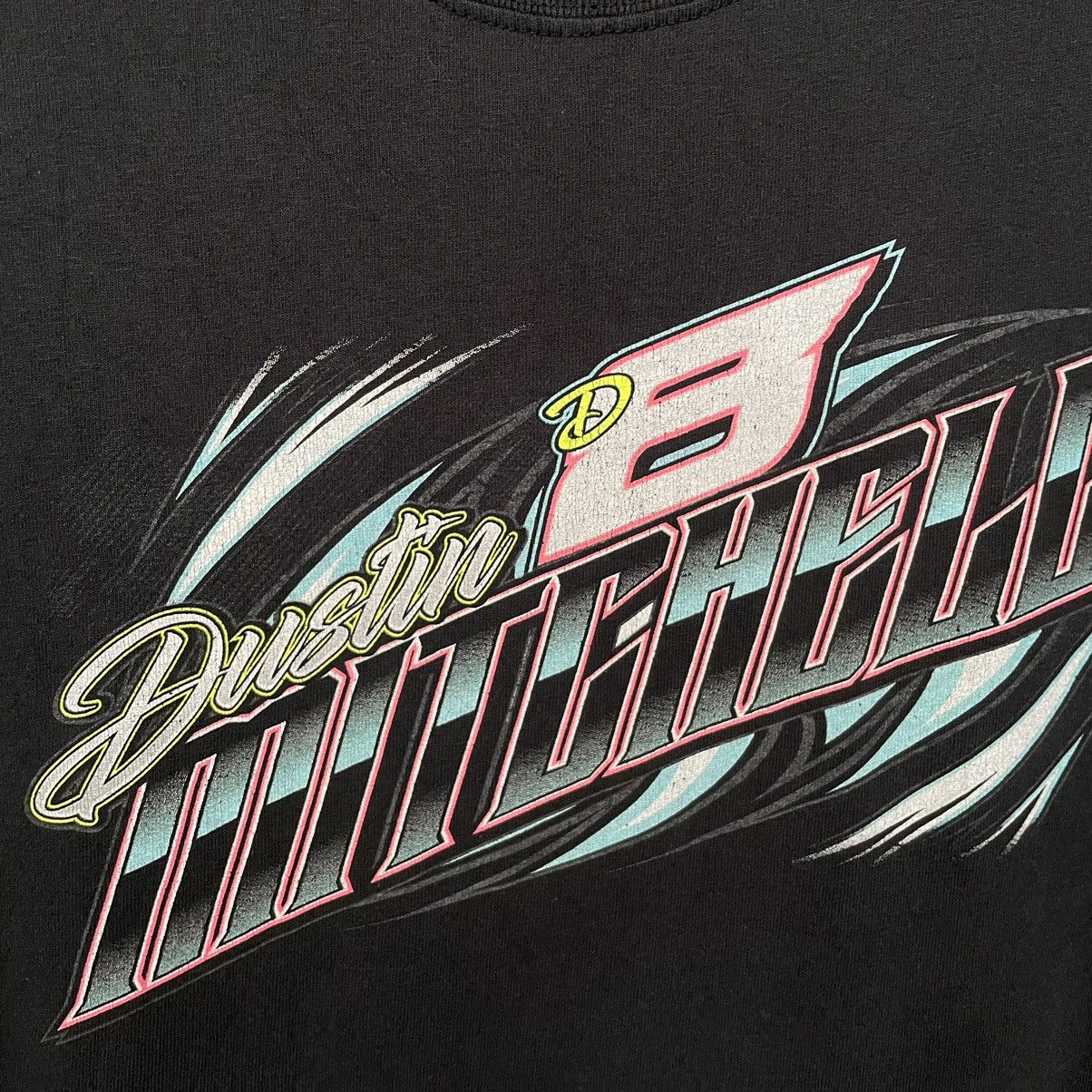 NASCAR × Vintage Dustin Mitchell Racing Promo T Shirt Size US M / EU 48-50 / 2 - 2 Thumbnail