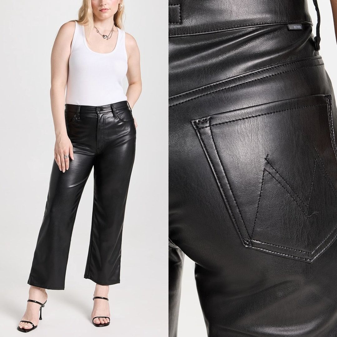 MOTHER MOTHER | NWT The Rambler Zip Ankle Black 33 Plus Size Size 33" - 1 Thumbnail