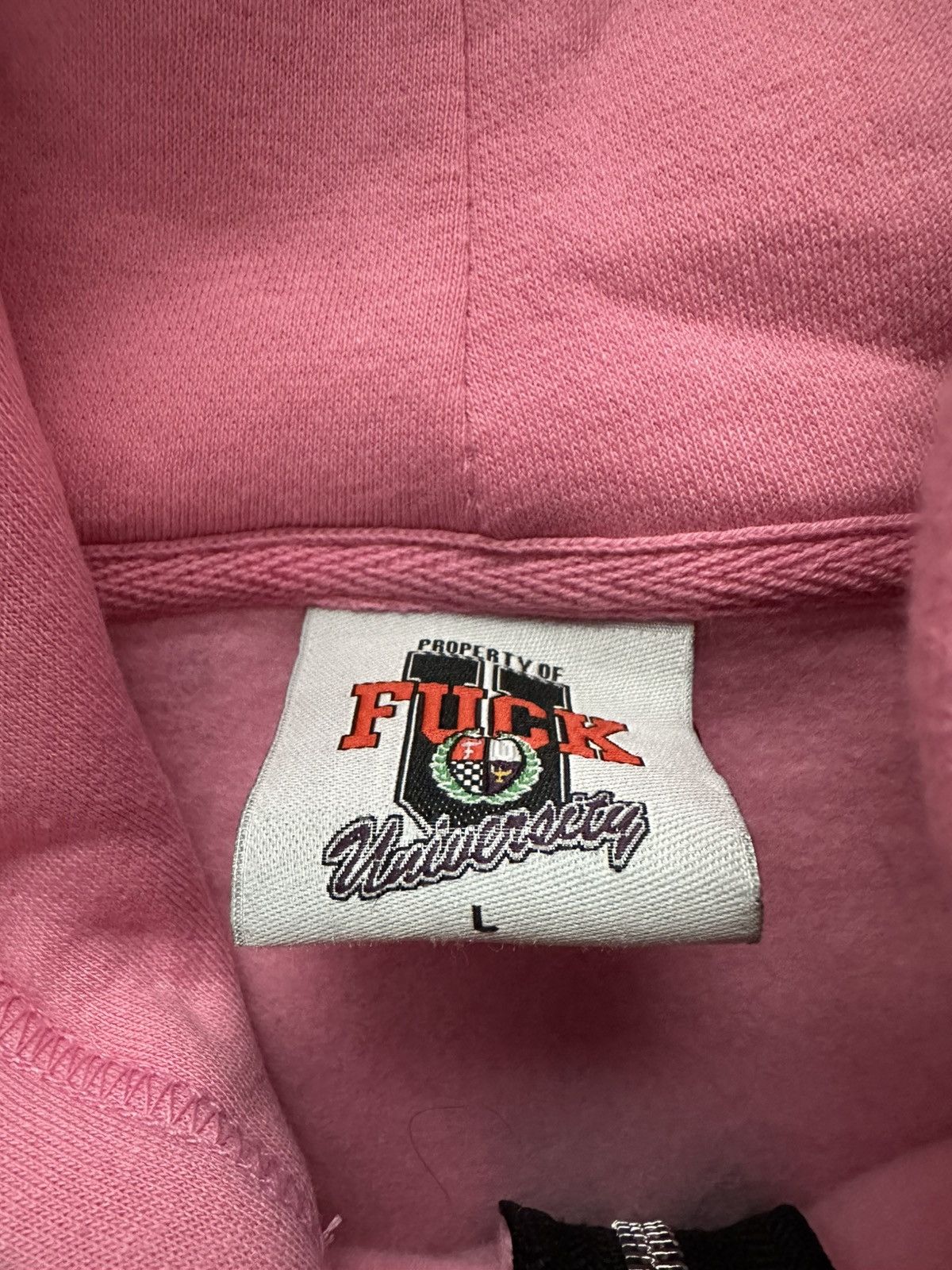 Other F U University Pink Zip Up Hoodie Size US L / EU 52-54 / 3 - 2 Thumbnail