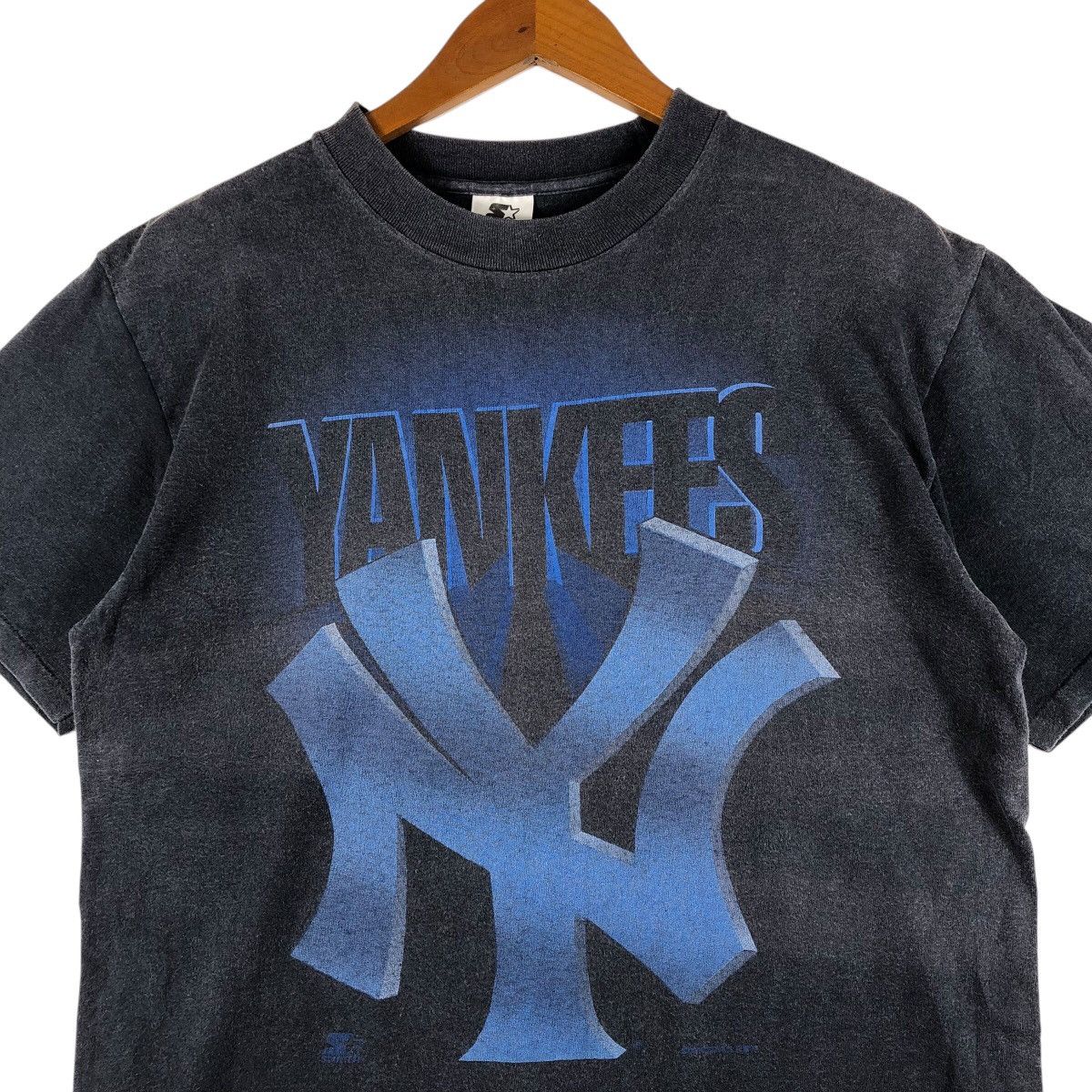New York Yankees × Starter × Vintage New York YANKEES Starter Big Logo Vintage T-Shirt Size US M / EU 48-50 / 2 - 3 Thumbnail