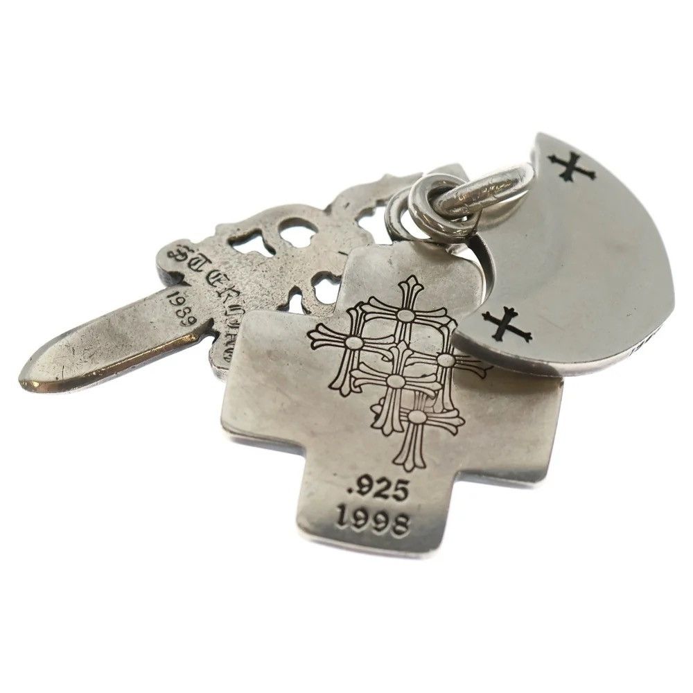 Chrome Hearts Chrome Hearts 3 Trinkets Pendant Top Silver necklace charm Size ONE SIZE - 6 Thumbnail