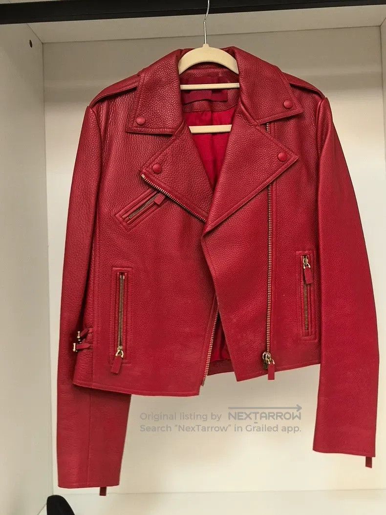 Valentino Valentino Red motorcycle leather jacket Size XS / US 0-2 / IT 36-38 - 1 Thumbnail