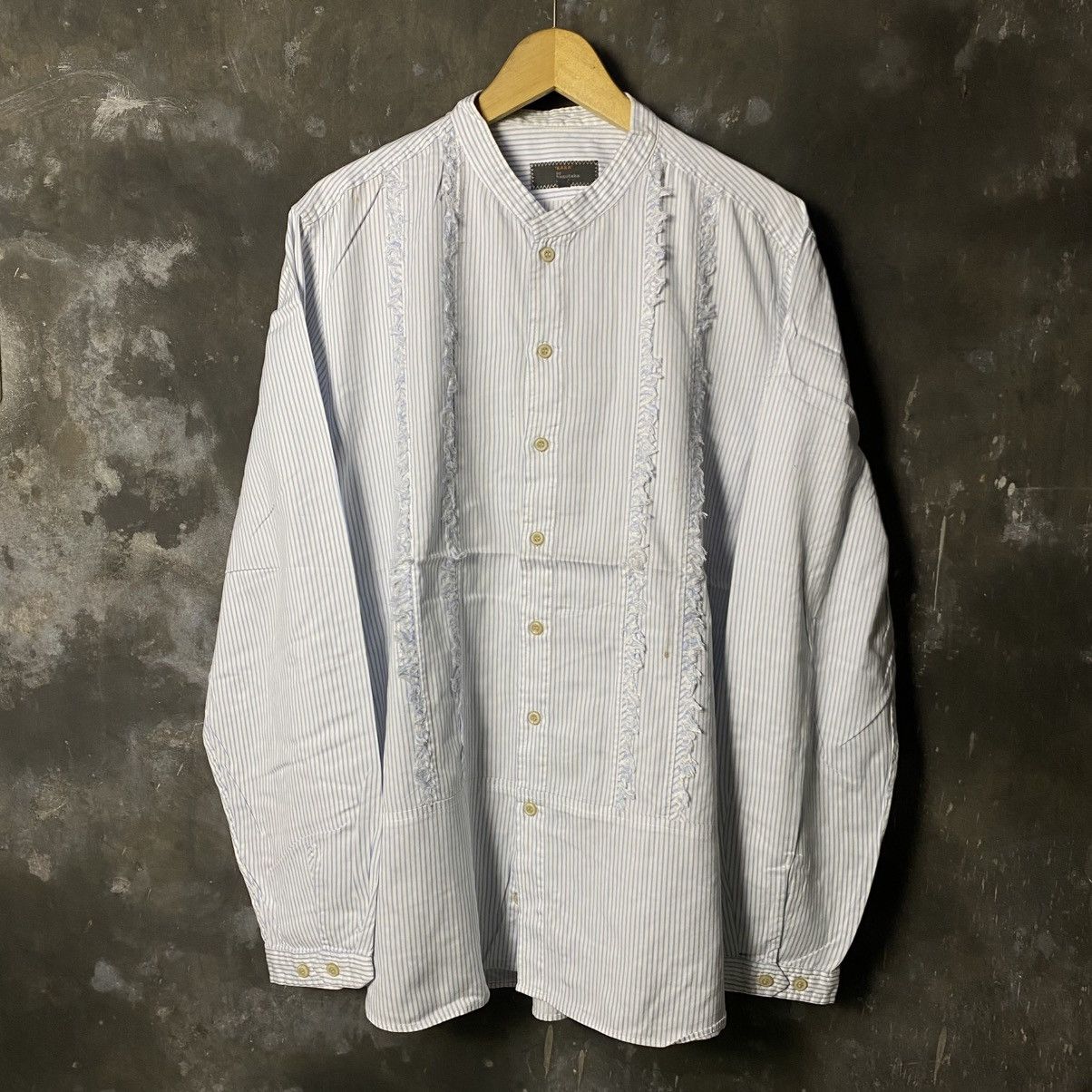 Designer × Japanese Brand × KATO Vintage kazutaka kato changi stripped shirt Size US L / EU 52-54 / 3 - 2 Thumbnail