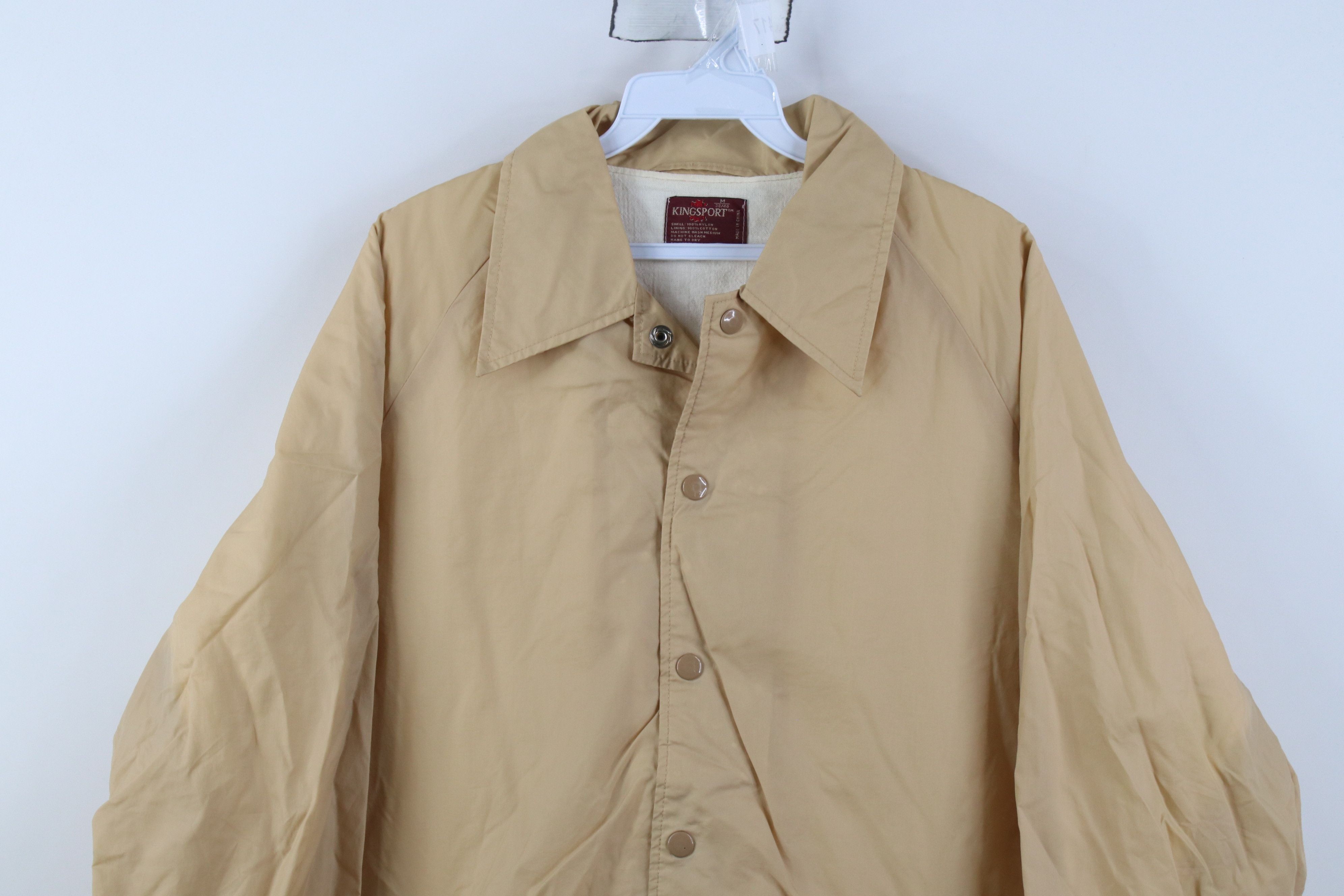 Vintage Vintage 70s Streetwear Coaches Windbreaker Jacket Beige Size US M / EU 48-50 / 2 - 2 Thumbnail