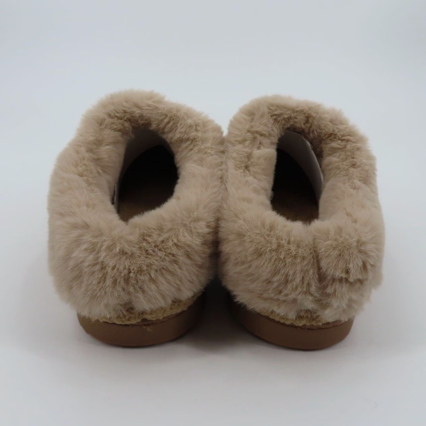 Vintage Dearfoams Women Slipper Indoor Outdoor Memory Foam Beige 9-10 Large NEW Size ONE SIZE - 5 Thumbnail