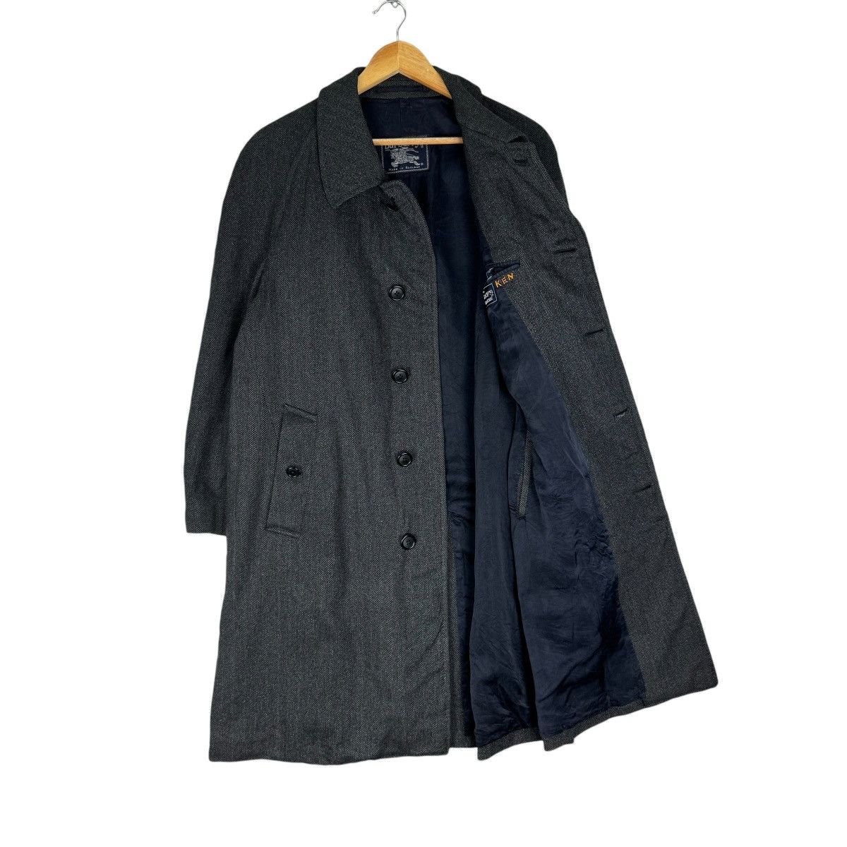 Burberry 🔥BURBERRY HERRINGBONE CASHMERE OVERCOAT LONG JACKET Size US L / EU 52-54 / 3 - 6 Thumbnail