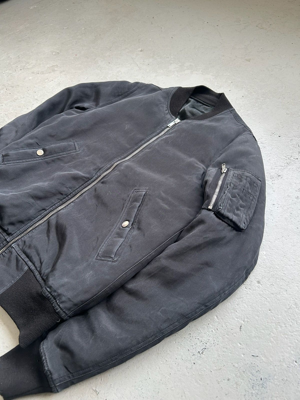 Rick Owens Rick Owens FW 16 MASTODON Silk Down Bomber Jacket | Grailed