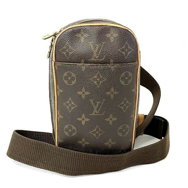 Louis Vuitton Louis Vuitton Pochette Gange Monogram Shoulder Bag Canvas Crossbody Bag M51870 in Brown