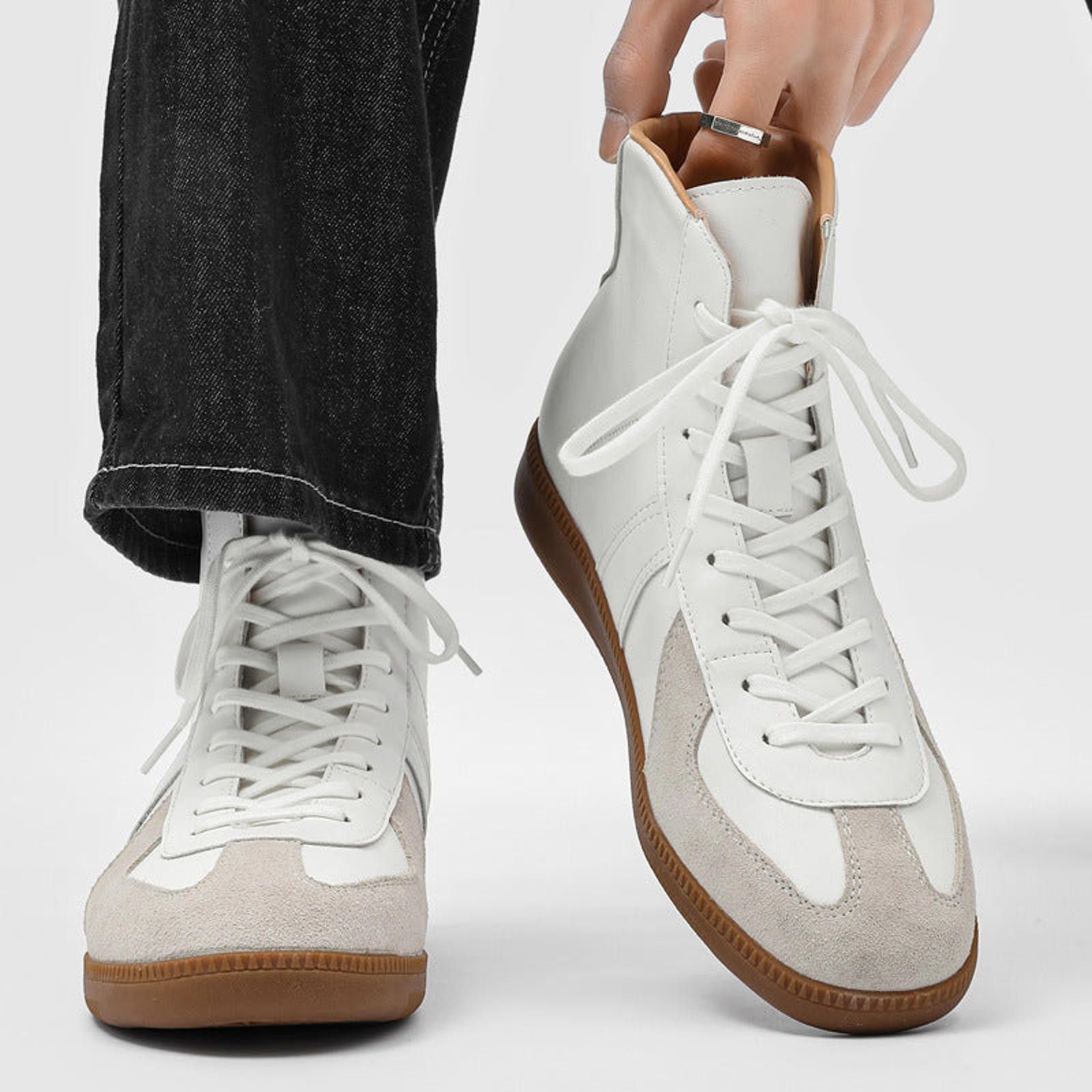 Vintage High-Top Boxing Trainer | Vintage Retro Size US 8 / EU 41 - 3 Thumbnail