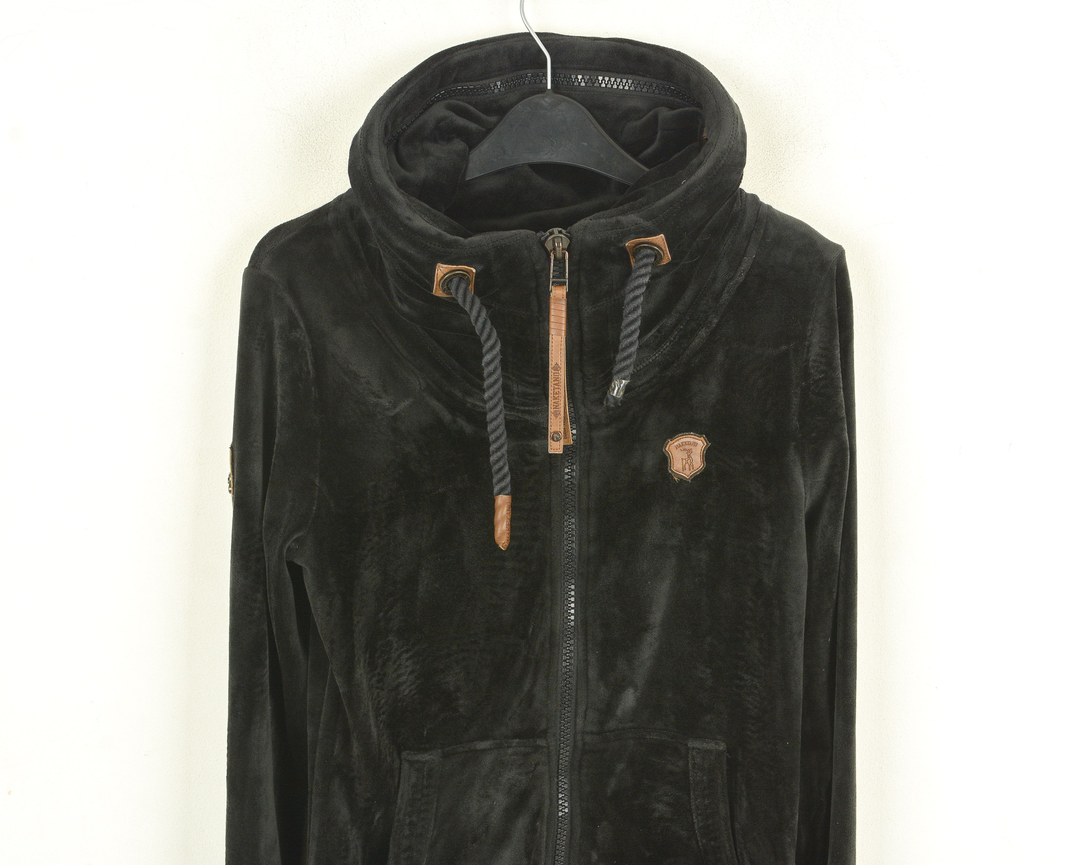 Naketano Schnizzel Dizzel Popizzel S Velour Jumper Jacket Cardigan Size S / US 4 / IT 40 - 2 Thumbnail
