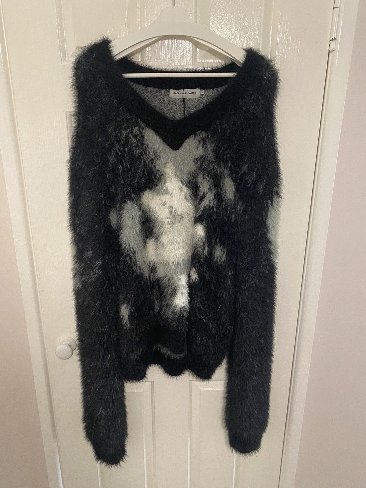 RACER WORLDWIDE Black cat sweater Mサイズ RACER WORLDWIDE Black cat sweater Mサイズ