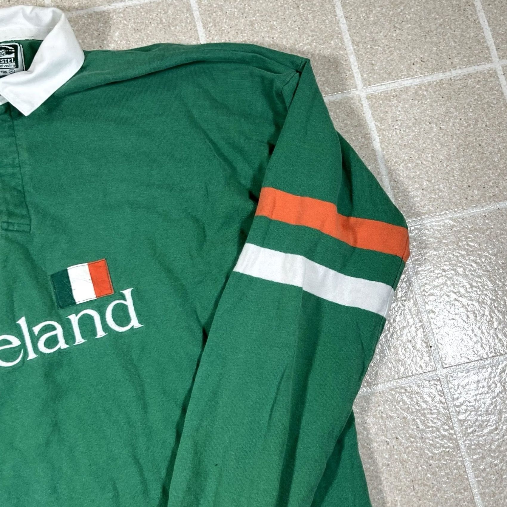 Vintage VINTAGE Forrestel Polo Shirt Mens XL Rugby Ireland Embroidered Green Long Sleeve Size US XL / EU 56 / 4 - 3 Thumbnail