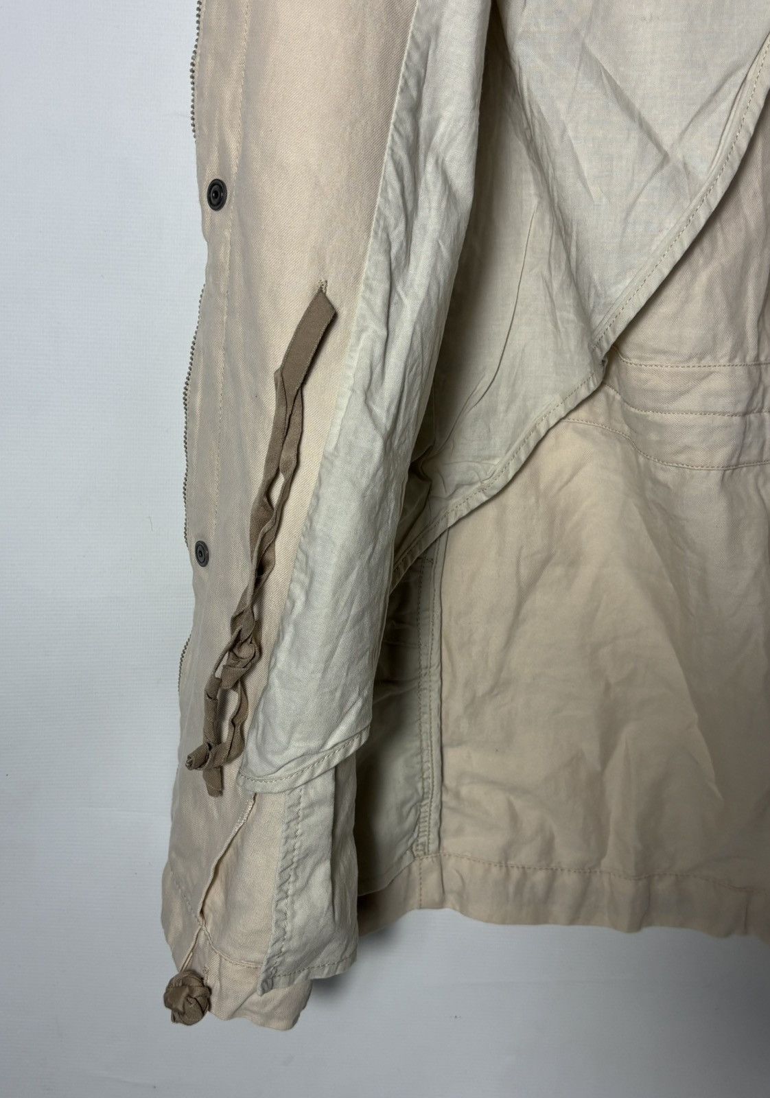 Maison Margiela Vintage Maison Margiela Ramie Military jacket Size US S / EU 44-46 / 1 - 9 Thumbnail