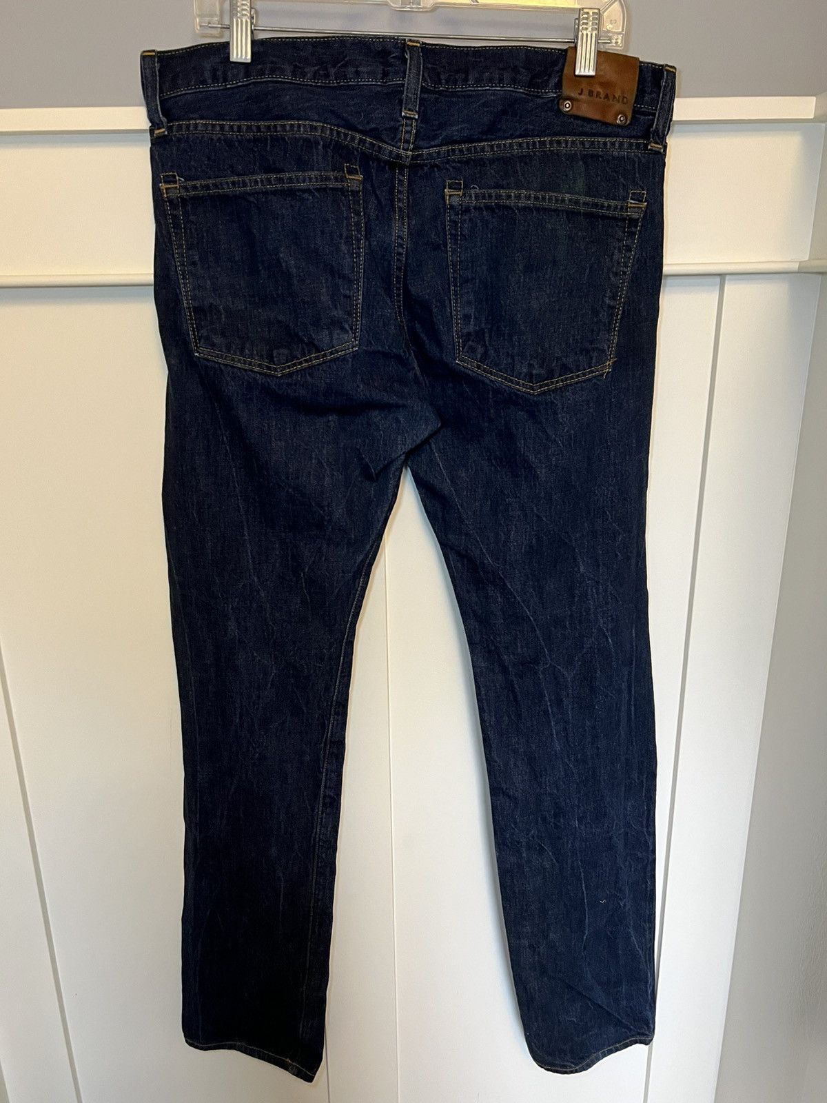 J Brand Vintage J. Brand raw blue selvedge denim slim skinny jeans Size US 34 / EU 50 - 2 Thumbnail