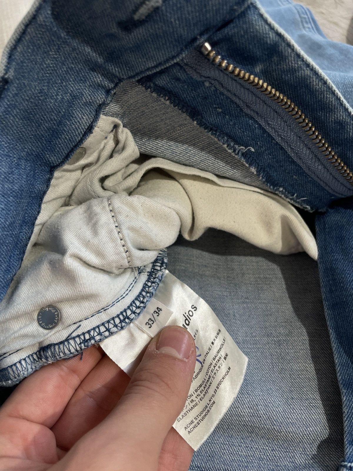 Acne Studios × Vintage Acne Studios Ace Wave 33/34 Skinny Jeans Size US 33 - 8 Thumbnail