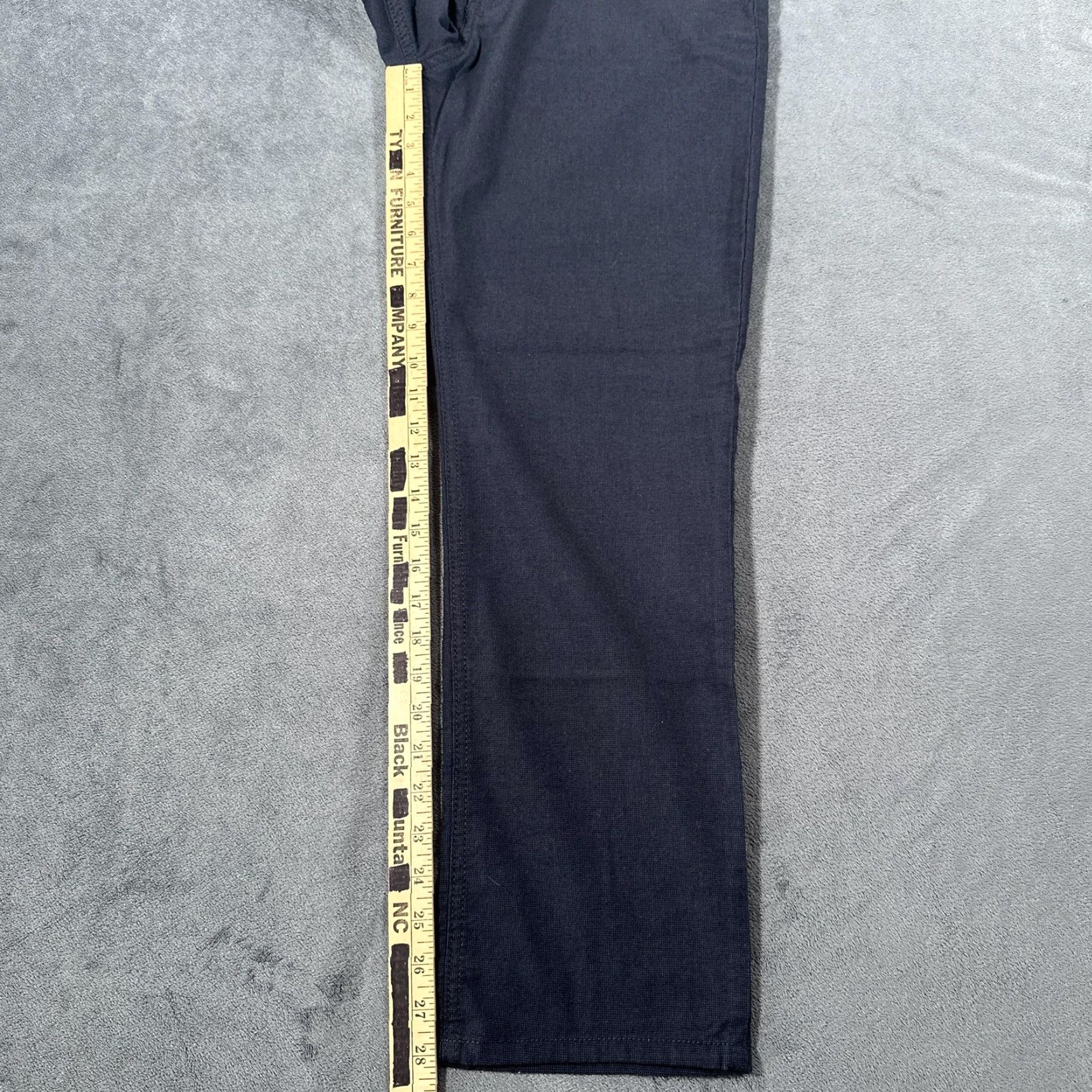 BRAX BRAX Feel Good Cooper Regular Fit Pants - Men - 33x28 - Dark Blue - Chino - Five Pocket - Flat Front - Stretch/Comfort - Business Casual Travel - Mens Size US 33 - 4 Thumbnail