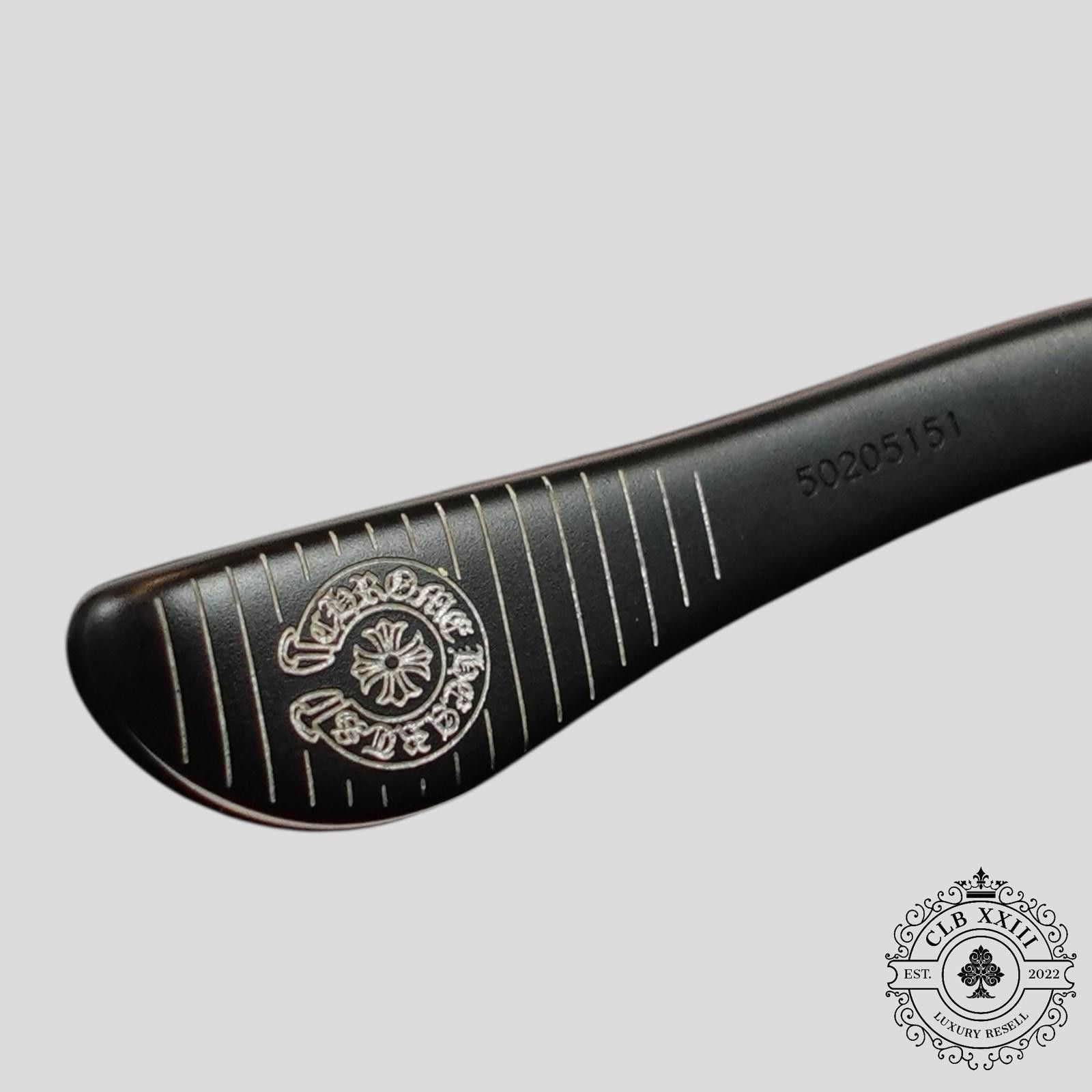 Chrome Hearts Chrome Hearts Grim Glasses in Matte Black Size ONE SIZE - 4 Thumbnail