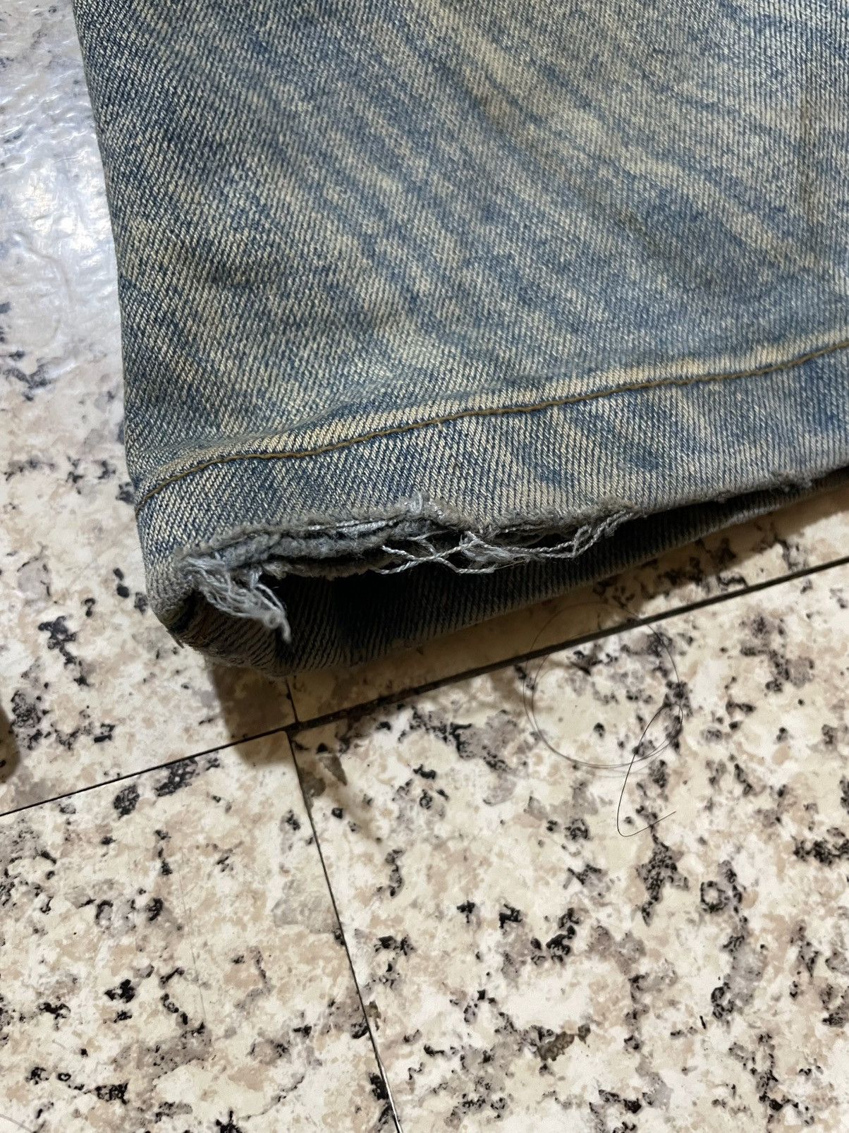 EGOIST Vintage EGOIST Y2K Sand Wash Flare Denim Pants LGB Style Size 27" / US 4 / IT 40 - 16 Thumbnail