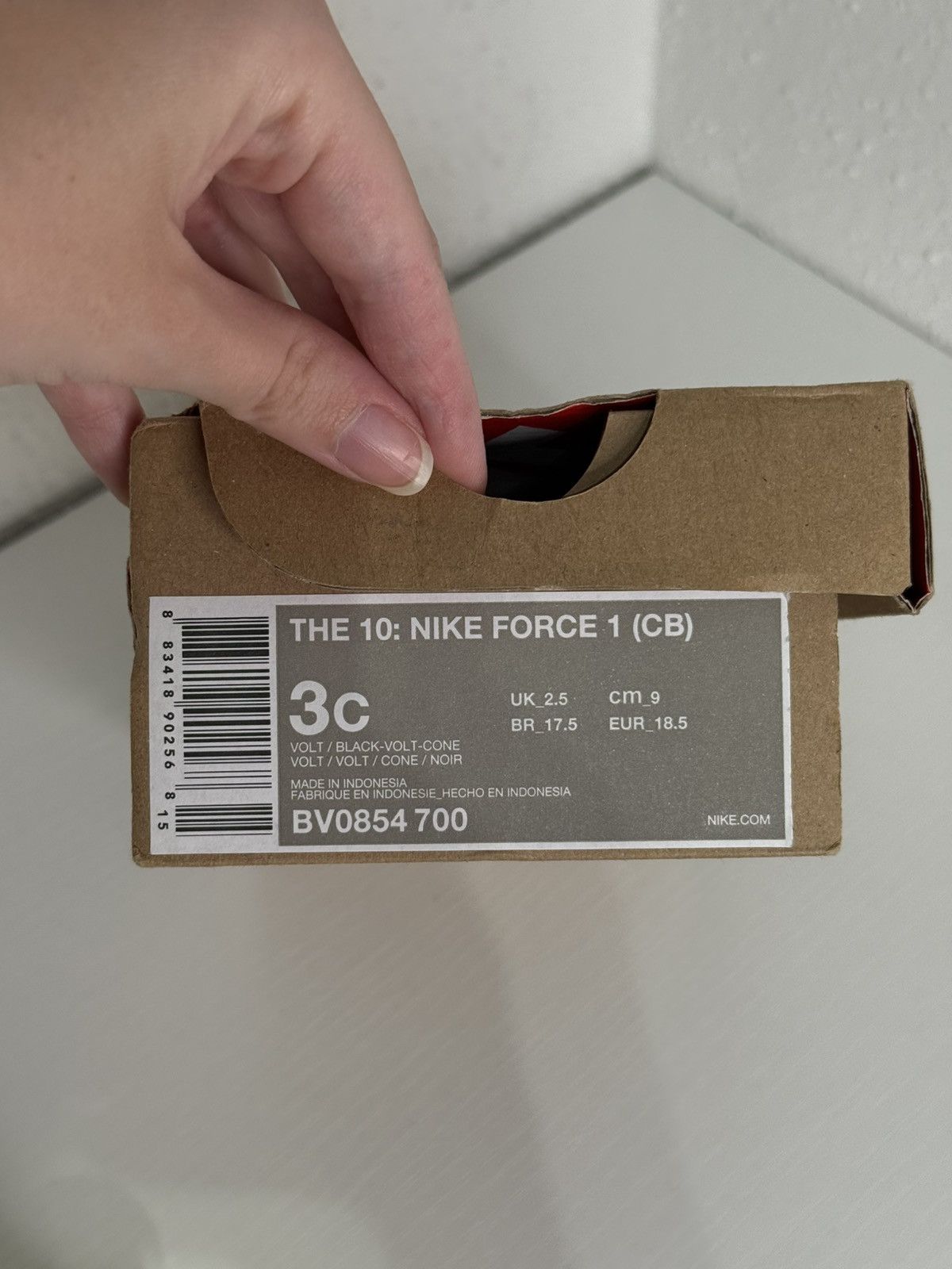 Nike Nike Air Force 1 Low x Off-White Toddler 3C Size US 10 / EU 43 - 7 Thumbnail