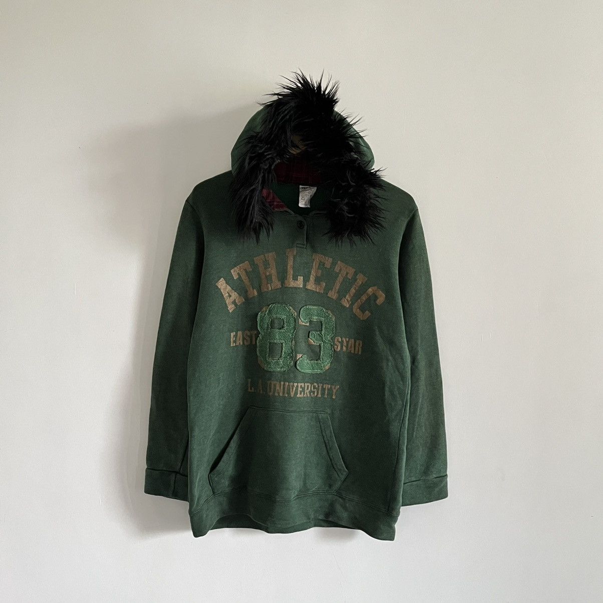 Japanese Brand NY Athletic Fur Hoodie Ifsixwasnine LGB style Size US M / EU 48-50 / 2 - 1 Thumbnail