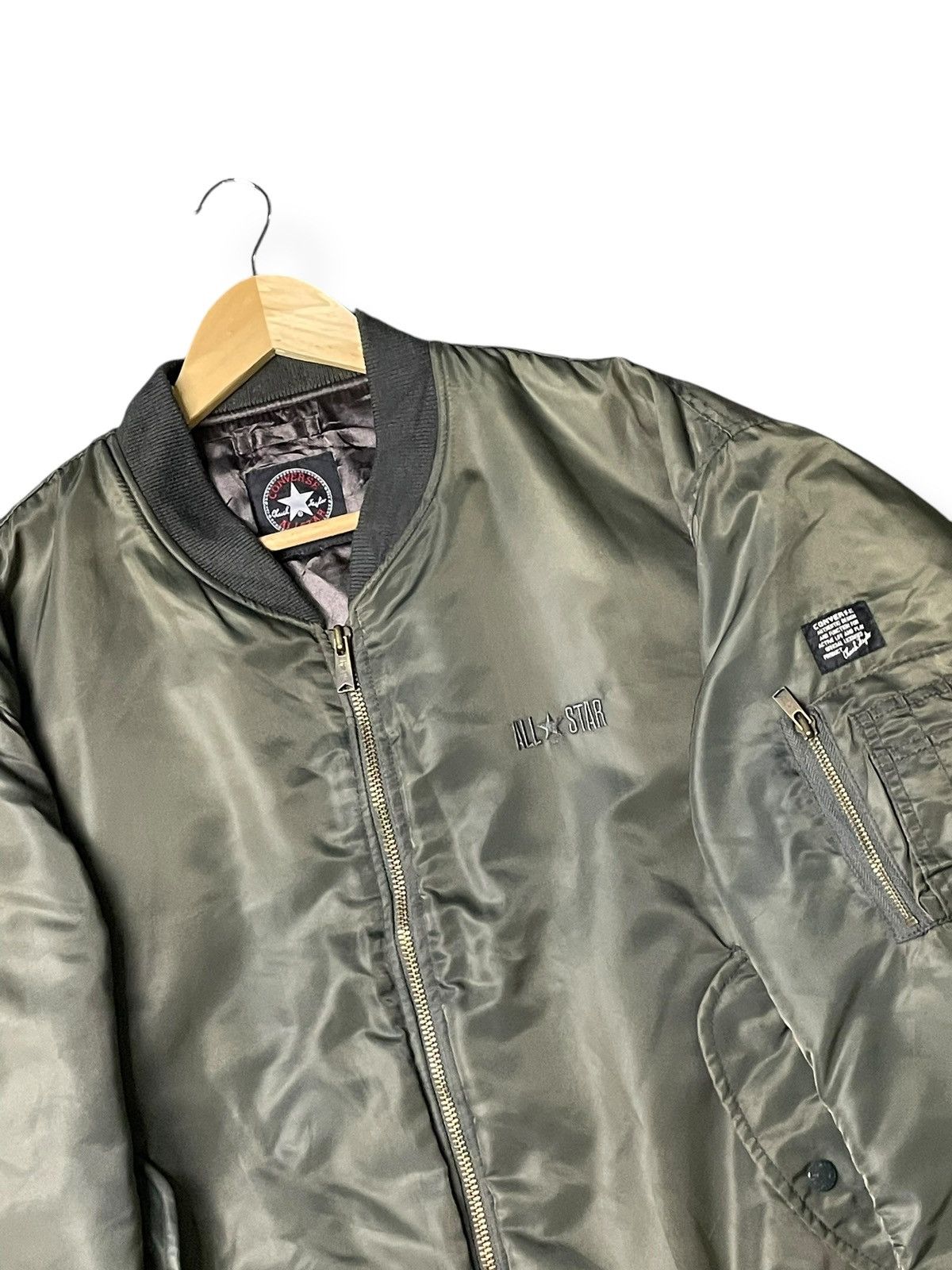 Converse × Vintage Vintage CONVERSE Bomber Jacket (71) Size US XXL / EU 58 / 5 - 2 Thumbnail