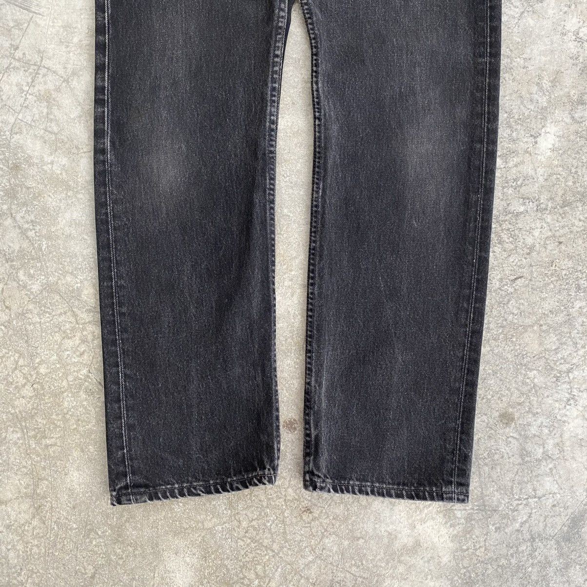 Levi's Size 30x31.5 Vintage 1996 Levis 501 Faded Black Denim Jeans Size US 30 / EU 46 - 6 Thumbnail