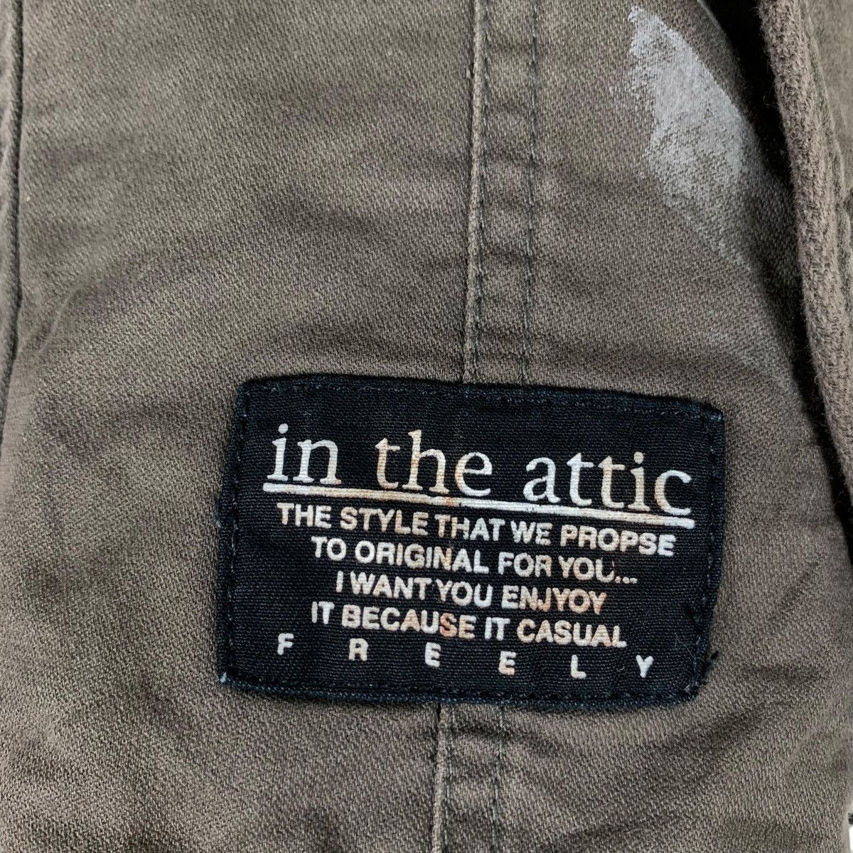 In The Attic IN THE ATTIC Trashed Four Pocket Jacket #1287-C58 Size US M / EU 48-50 / 2 - 16 Thumbnail