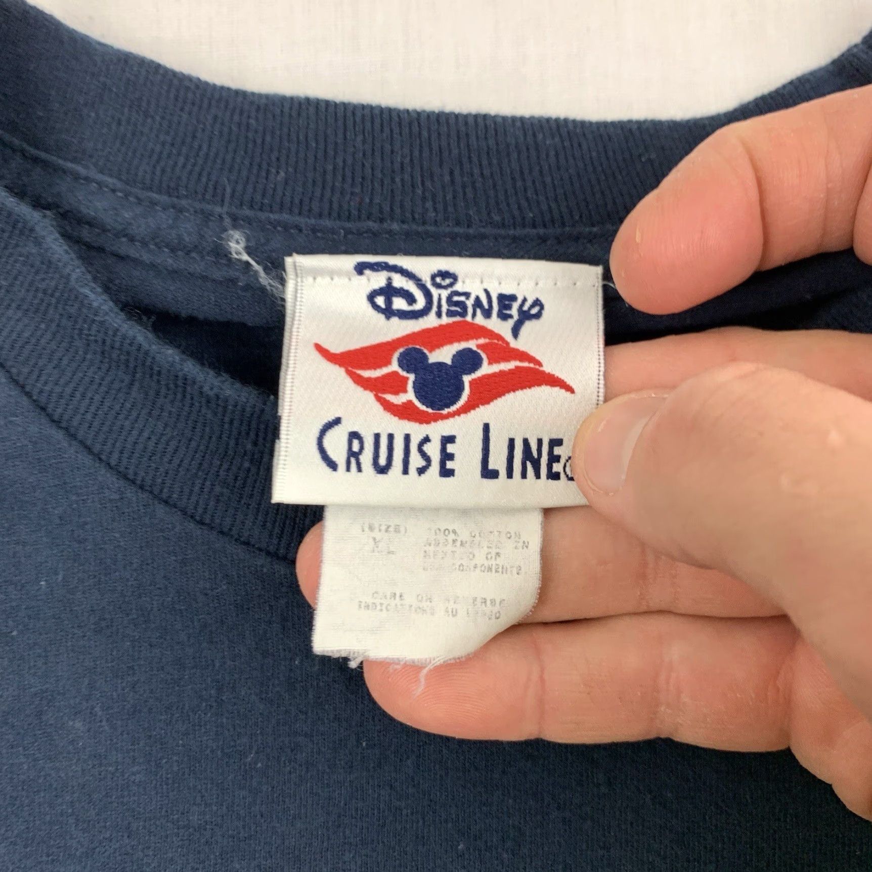 Disney VINTAGE Disney Castaway Cay Shirt Adult XL Blue Y2K Vacation 90s Mens Size US XL / EU 56 / 4 - 3 Thumbnail