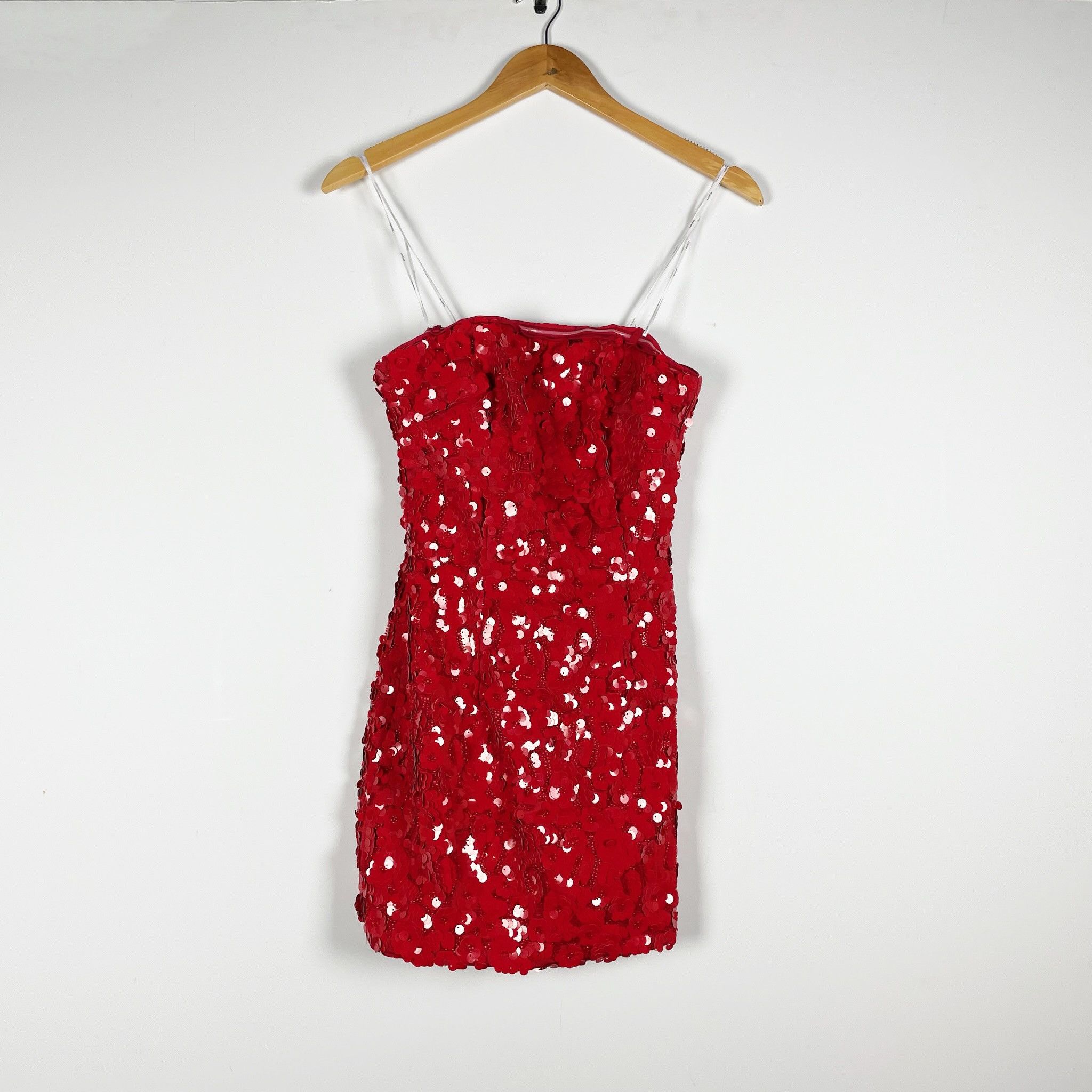 ELLIATT Elliatt Emma Allover Red Sequin Sparkle Size XXS / US 00 / IT 34 - 1 Thumbnail