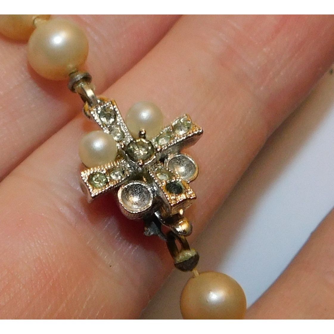 Other Vintage Marvella Faux Pearl Beaded Necklace Size ONE SIZE - 3 Thumbnail