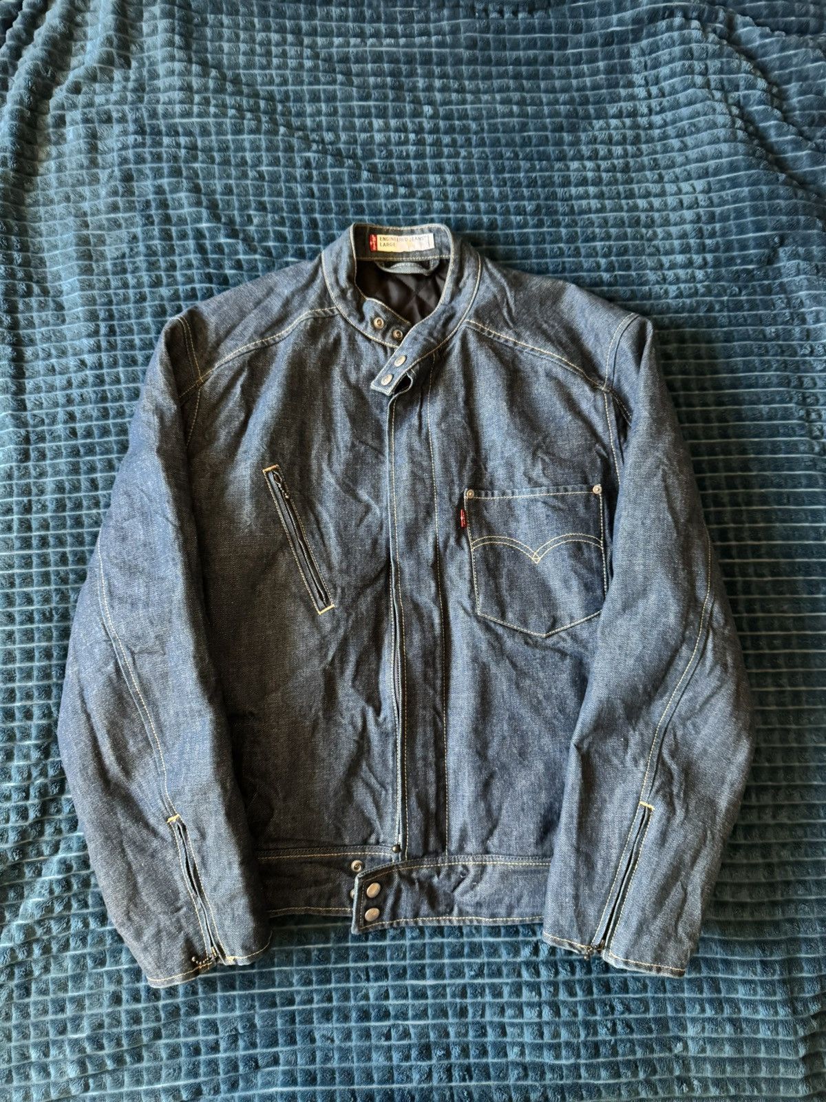 Levi's Vintage Clothing Vintage Levis Engineered Denim Jacket Size US M / EU 48-50 / 2 - 1 Thumbnail