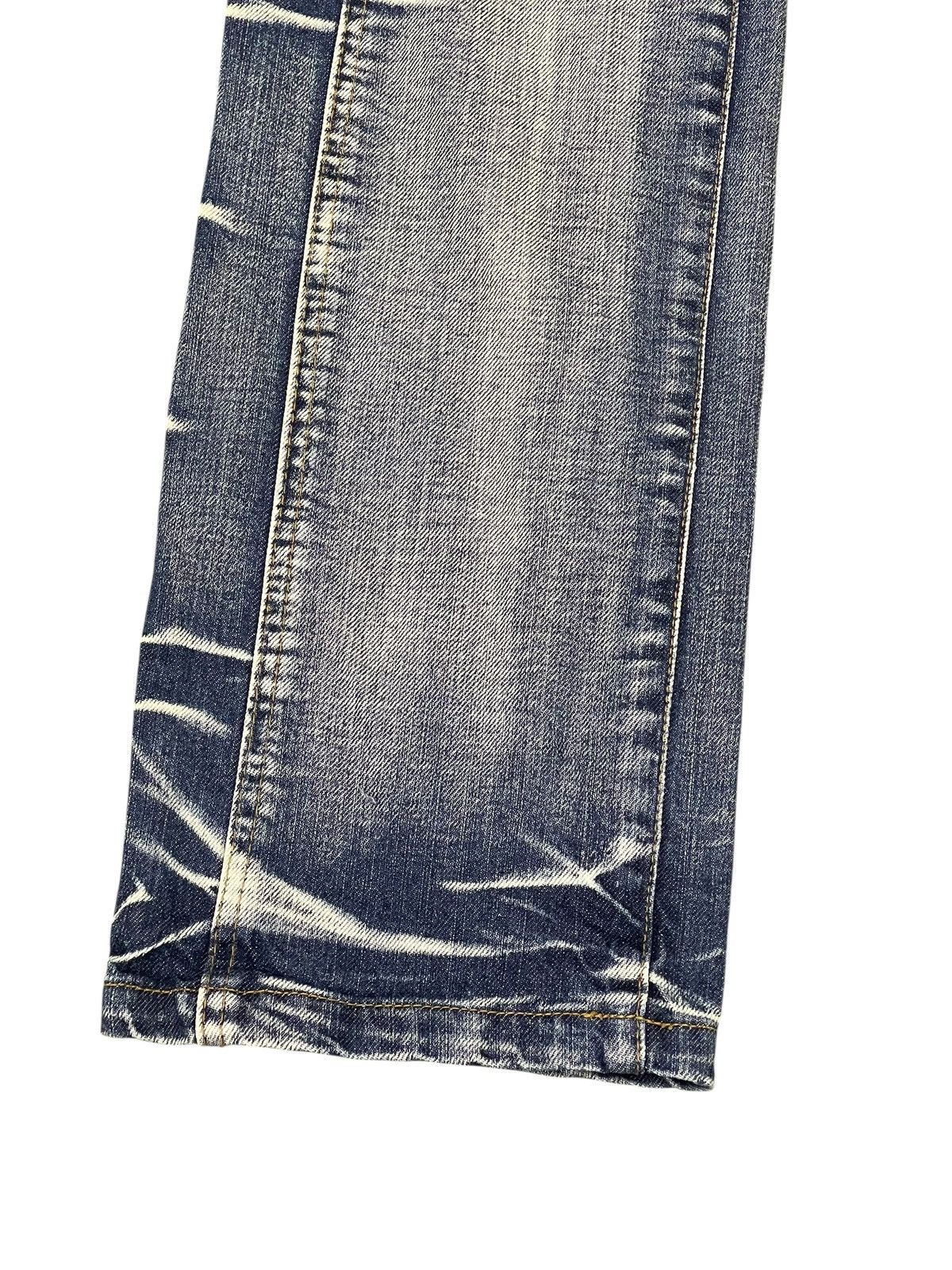 Hysteric Glamour Slim Jeans Unknow Japan Faded Acid Washed 2🟦0 Size US 33 - 2 Thumbnail